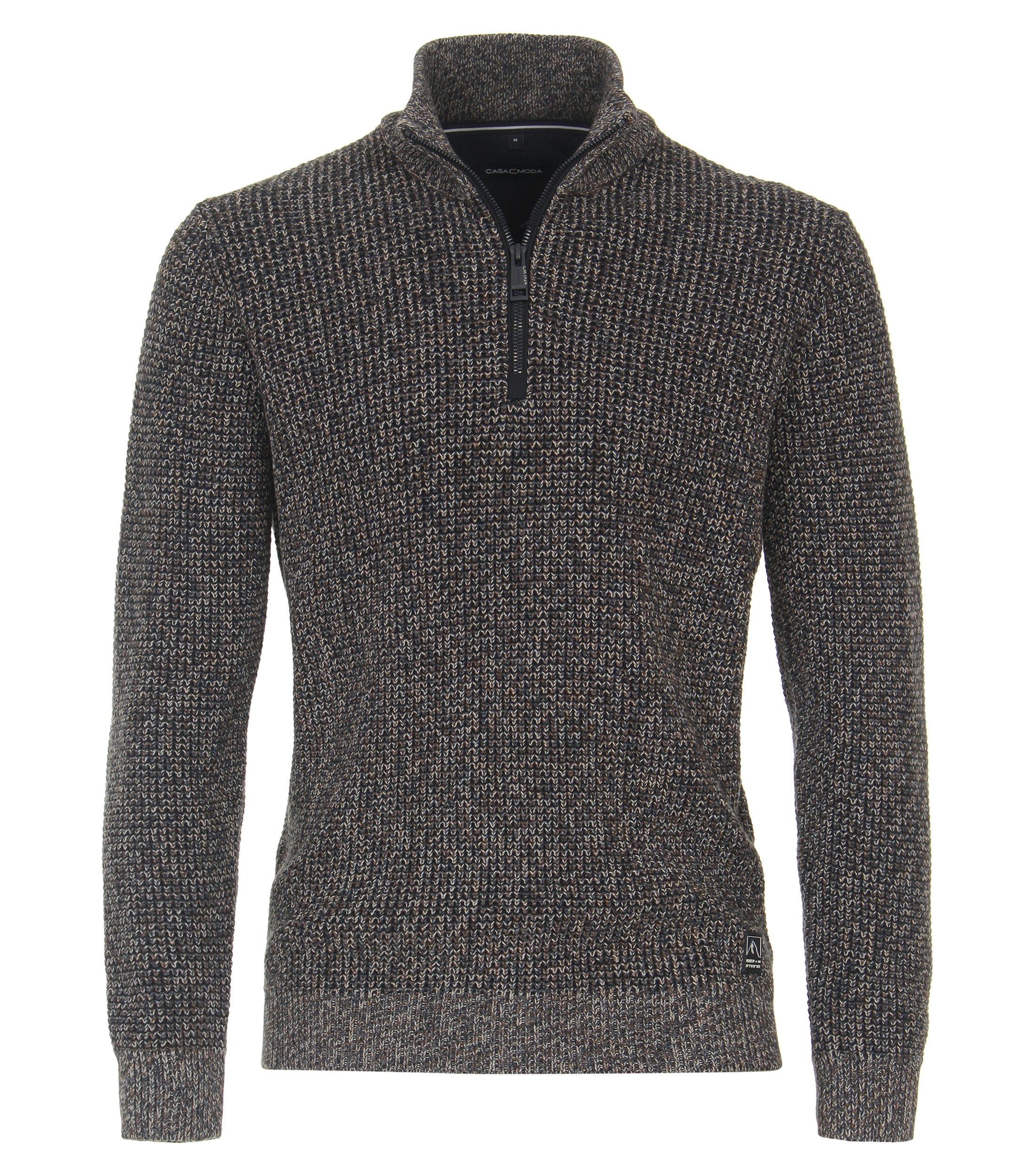 Ein Pullover im uni Muster in der Farbe Braun