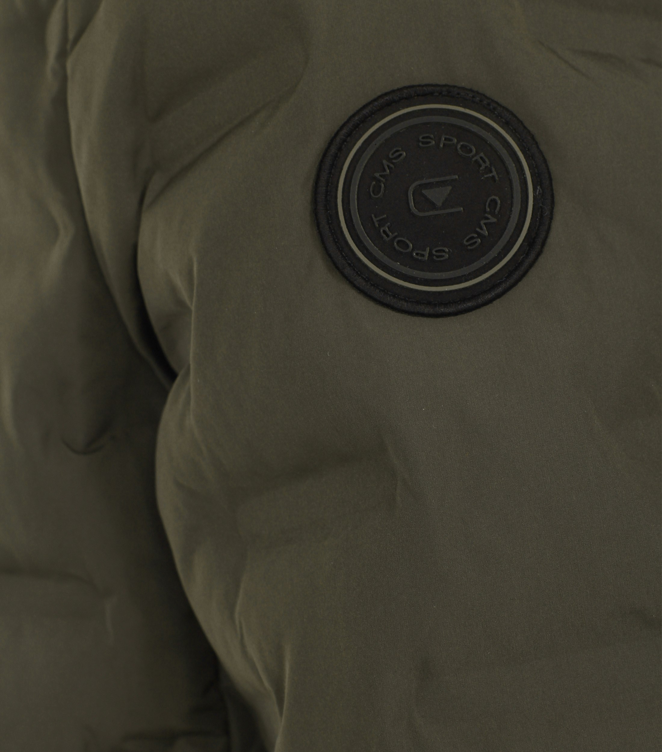 Ein Jacke im uni Muster in der Farbe Braun