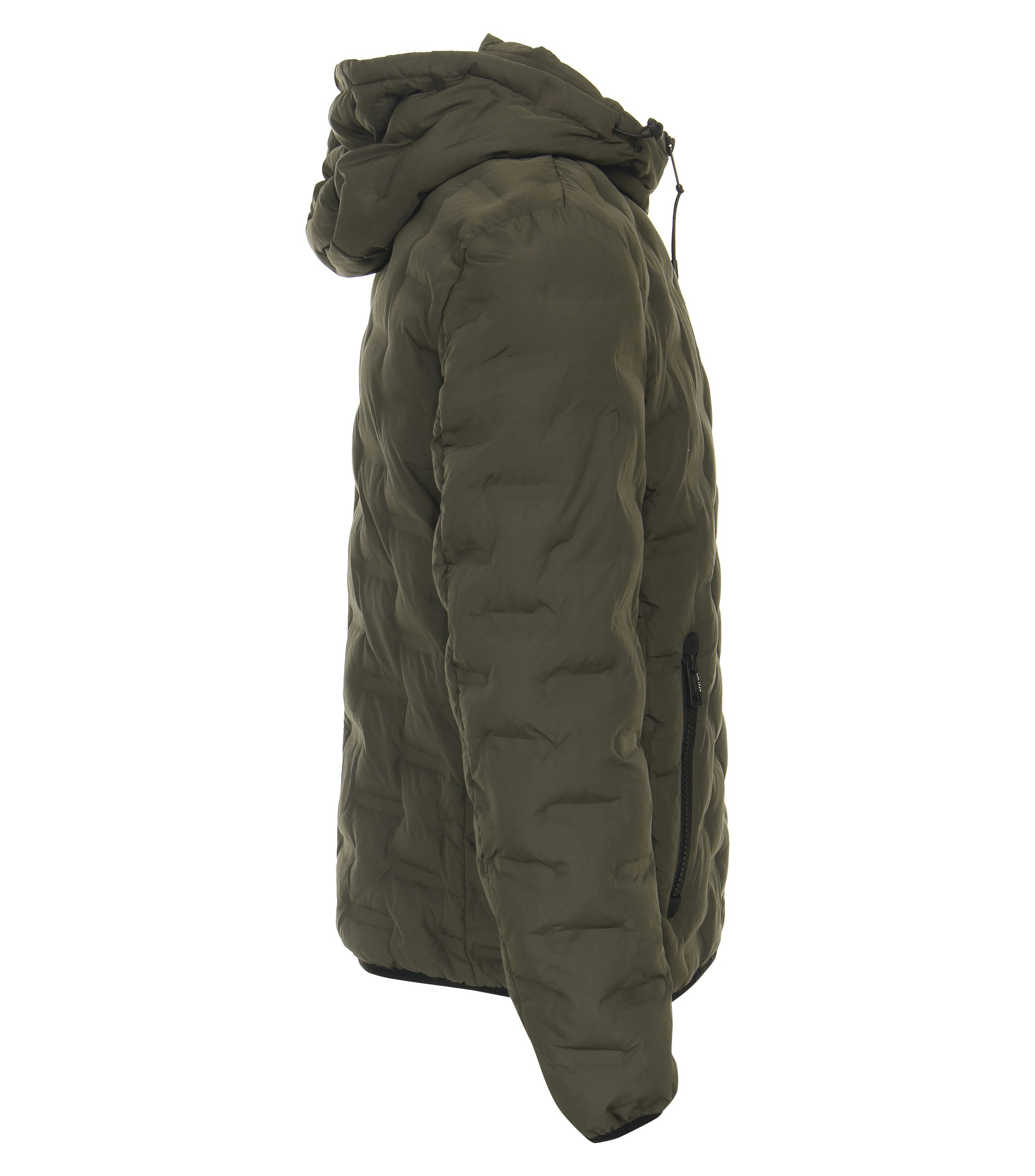 Ein Jacke im uni Muster in der Farbe Braun