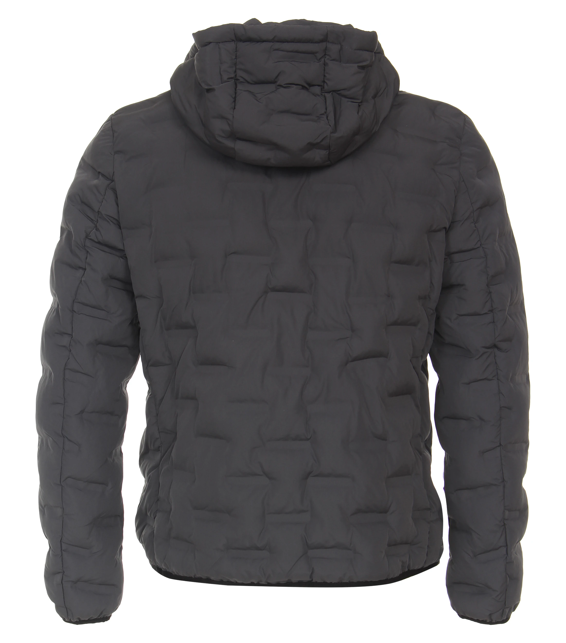 Steppjacke im unifarbenen Design in der Farbe Dunkelgrau