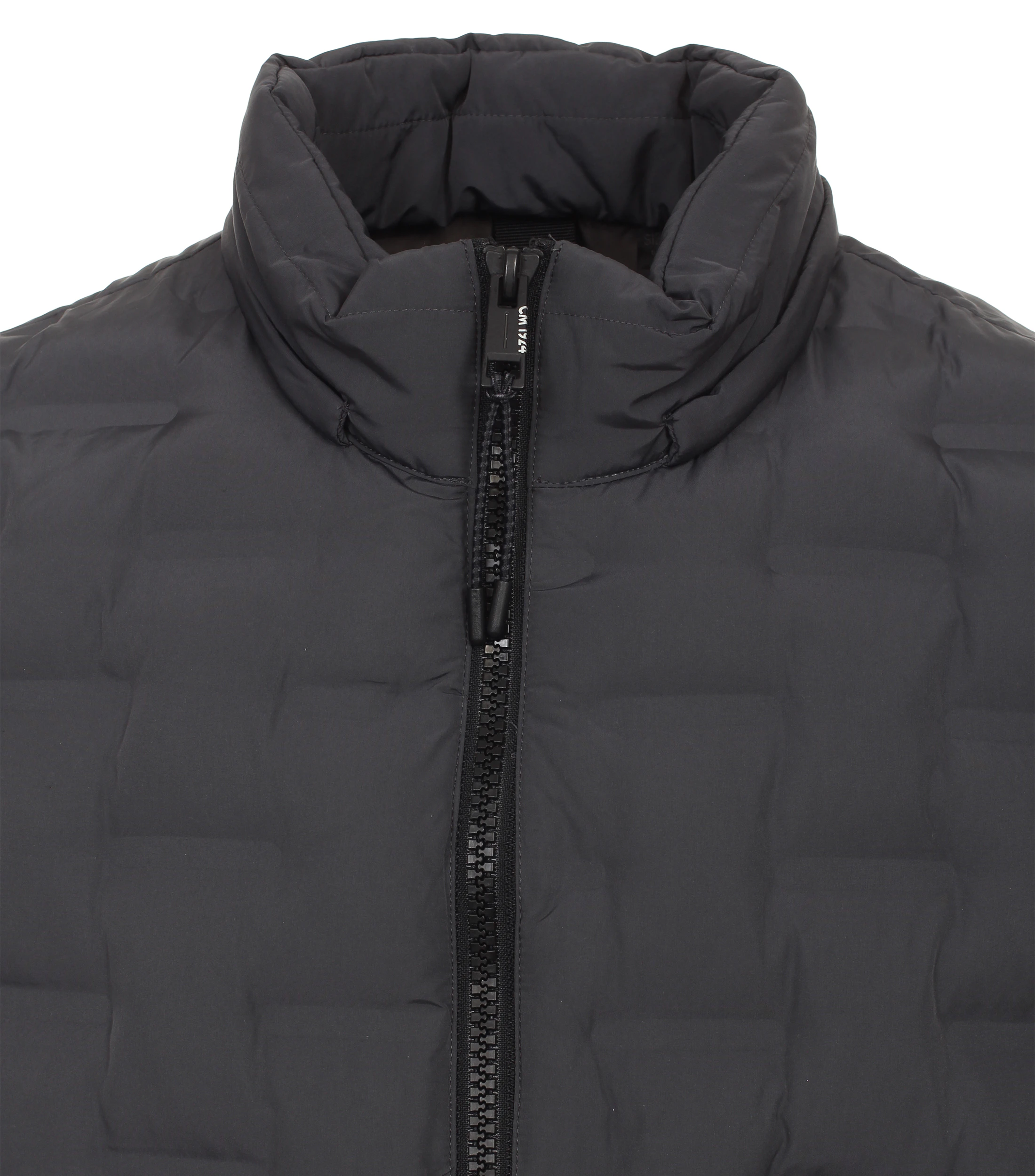 Steppjacke im unifarbenen Design in der Farbe Dunkelgrau