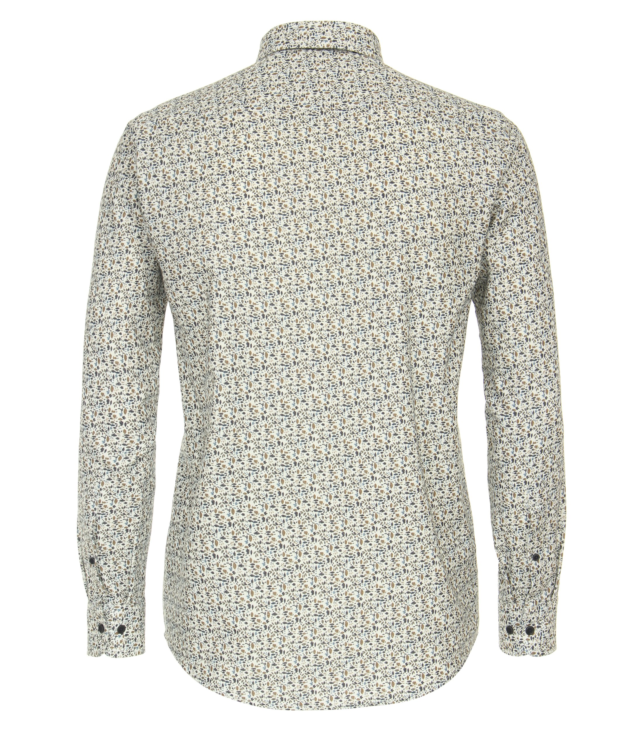 Ein Freizeithemd im Print Muster in der Farbe Braun