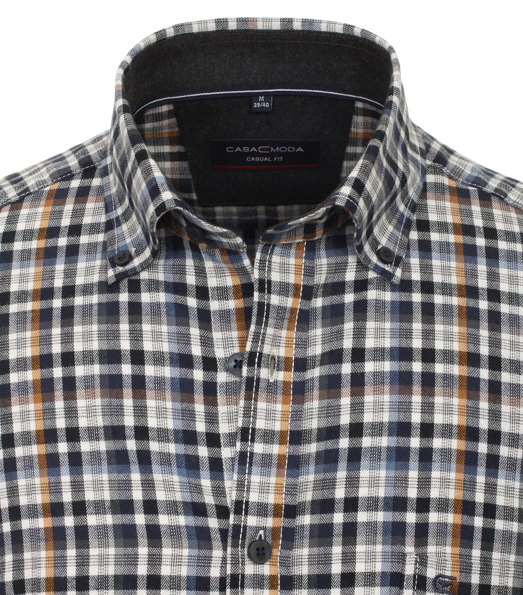 Ein Freizeithemd im kariert Muster in der Farbe Gelb