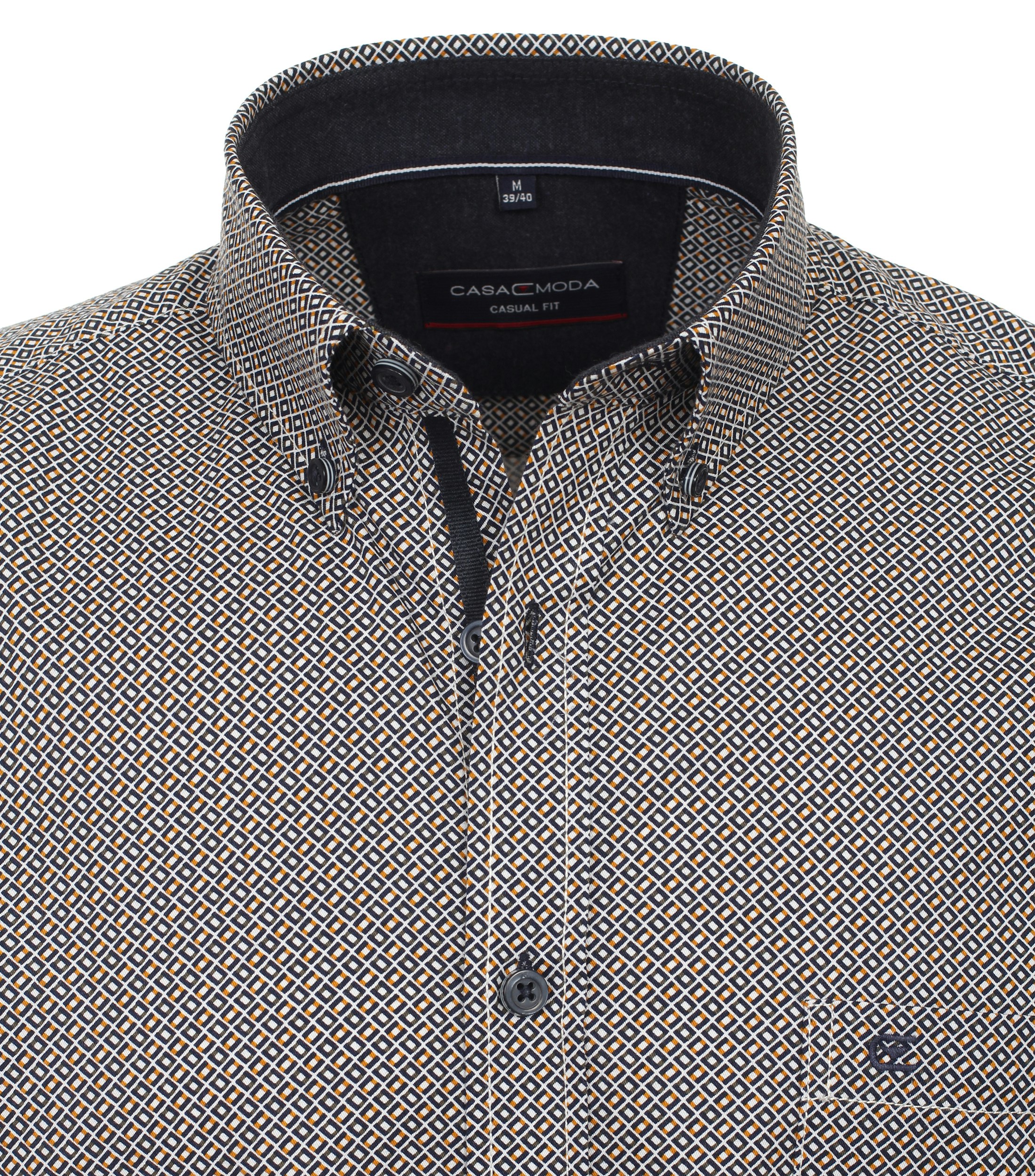 Ein Freizeithemd im Print Muster in der Farbe Gelb