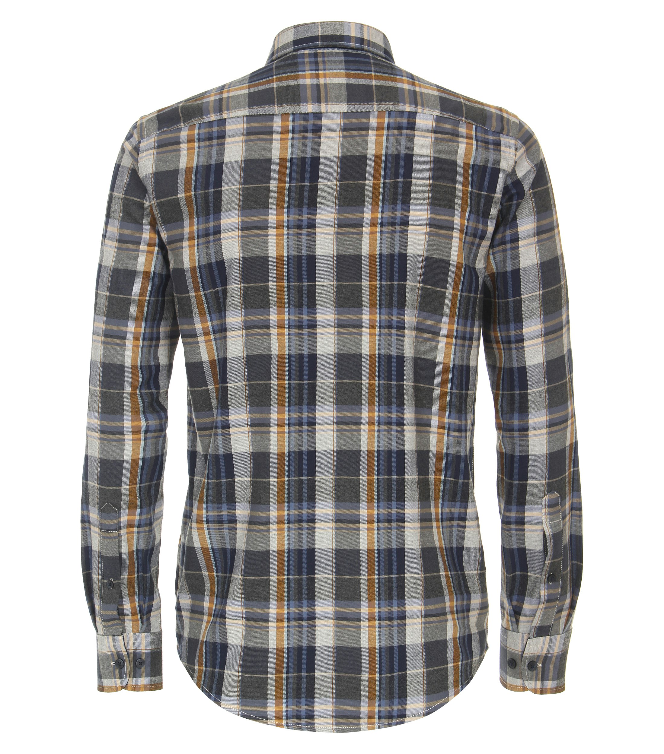 Ein Freizeithemd im kariert Muster in der Farbe Dunkelgrün