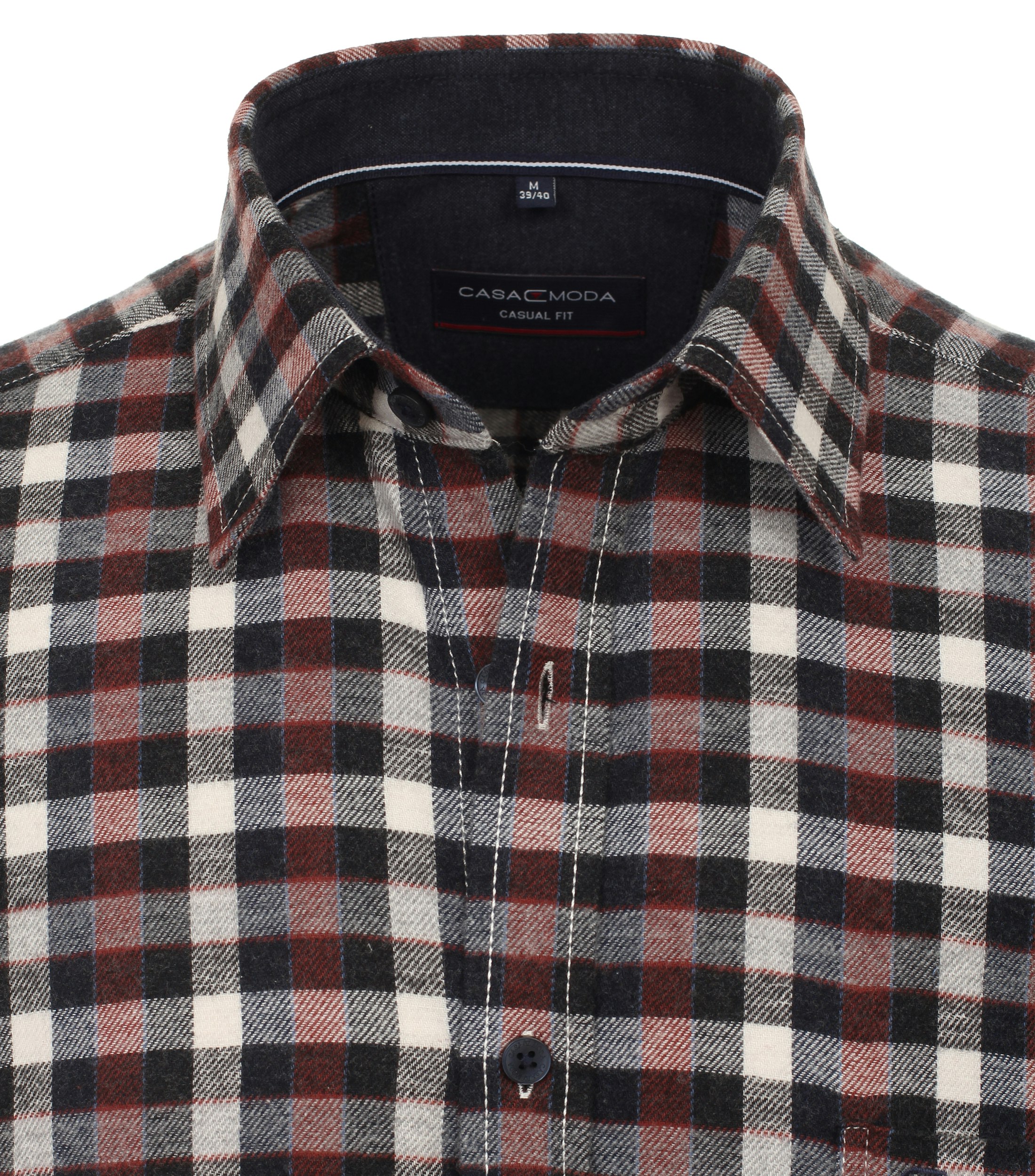 Ein Freizeithemd im kariert Muster in der Farbe Braun