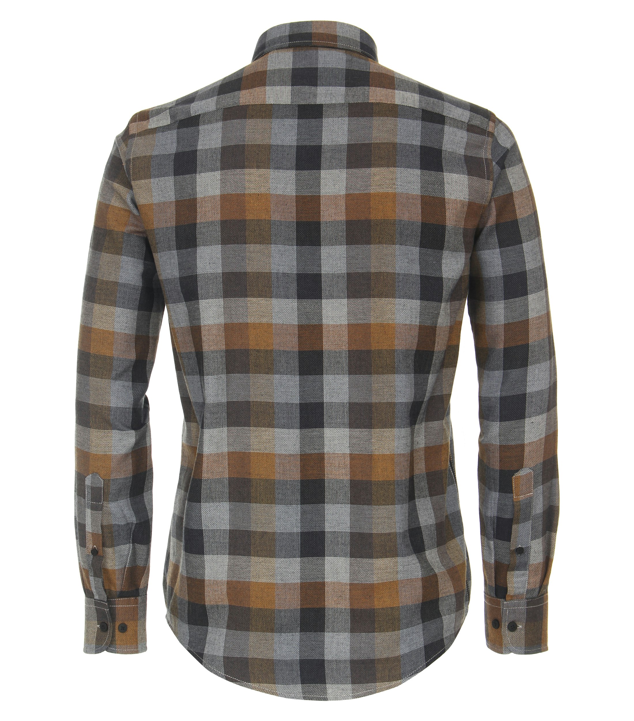 Ein Freizeithemd im kariert Muster in der Farbe Gelb