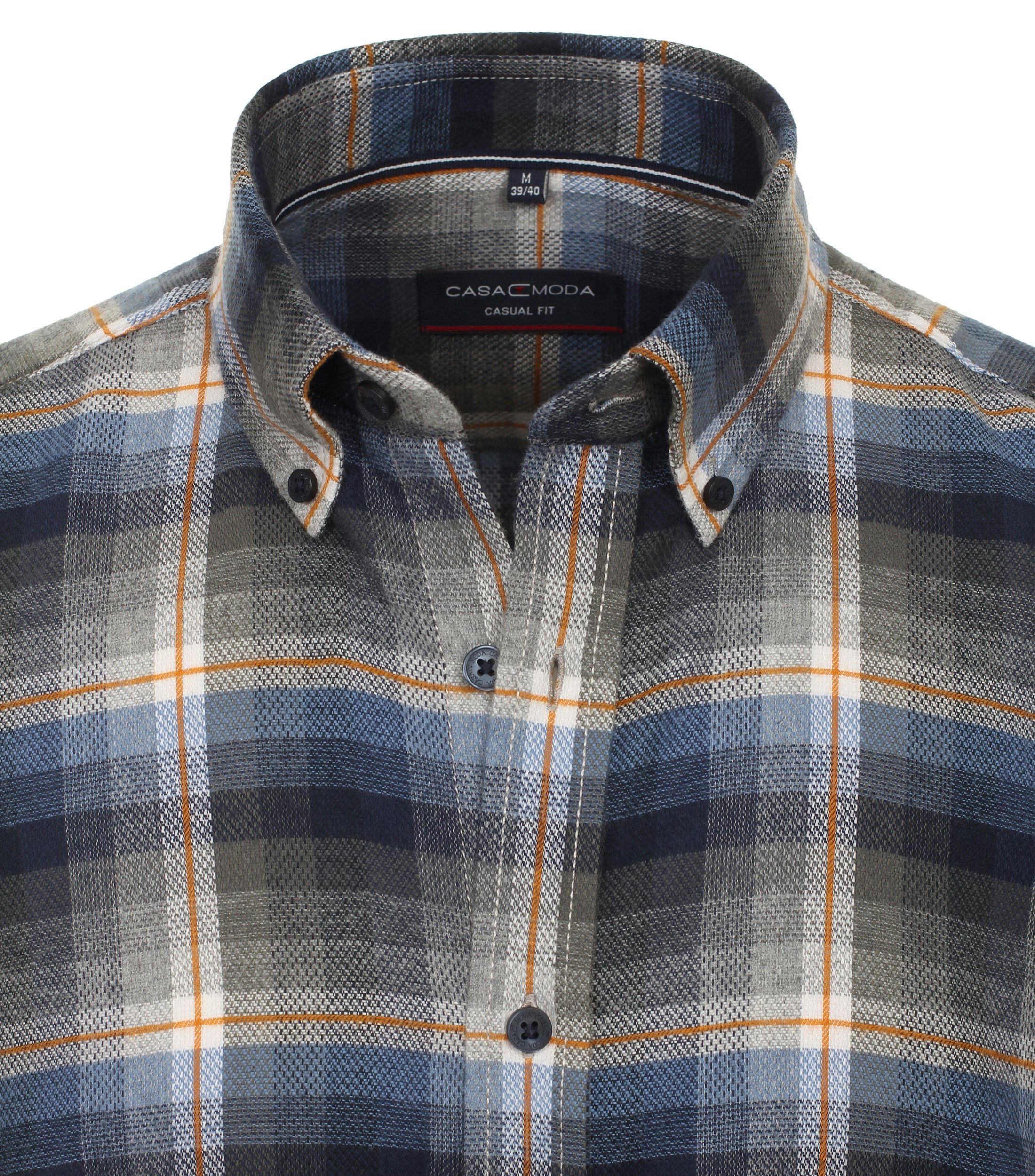 Ein Freizeithemd im kariert Muster in der Farbe Dunkelgrün