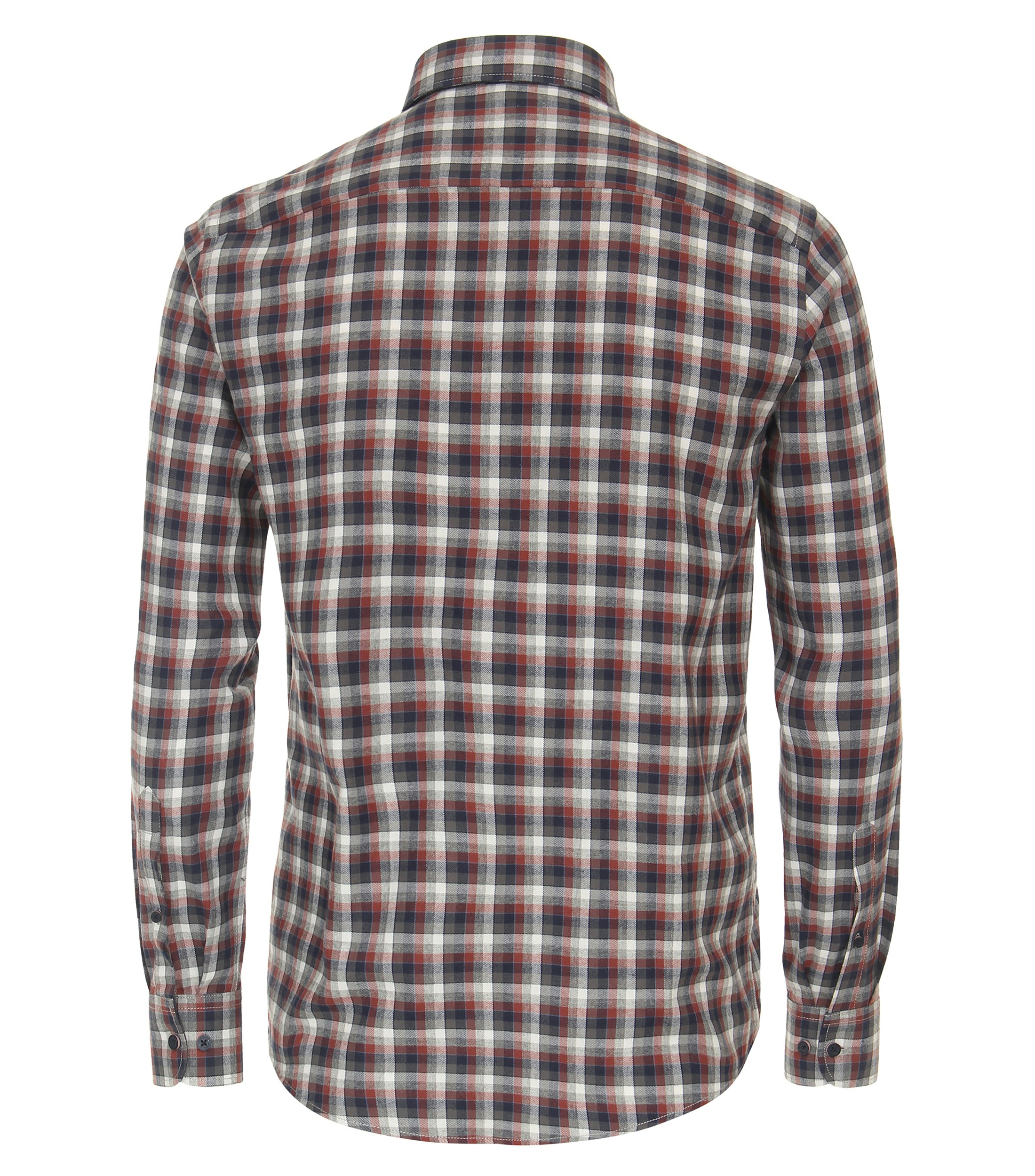 Ein Freizeithemd im kariert Muster in der Farbe Braun