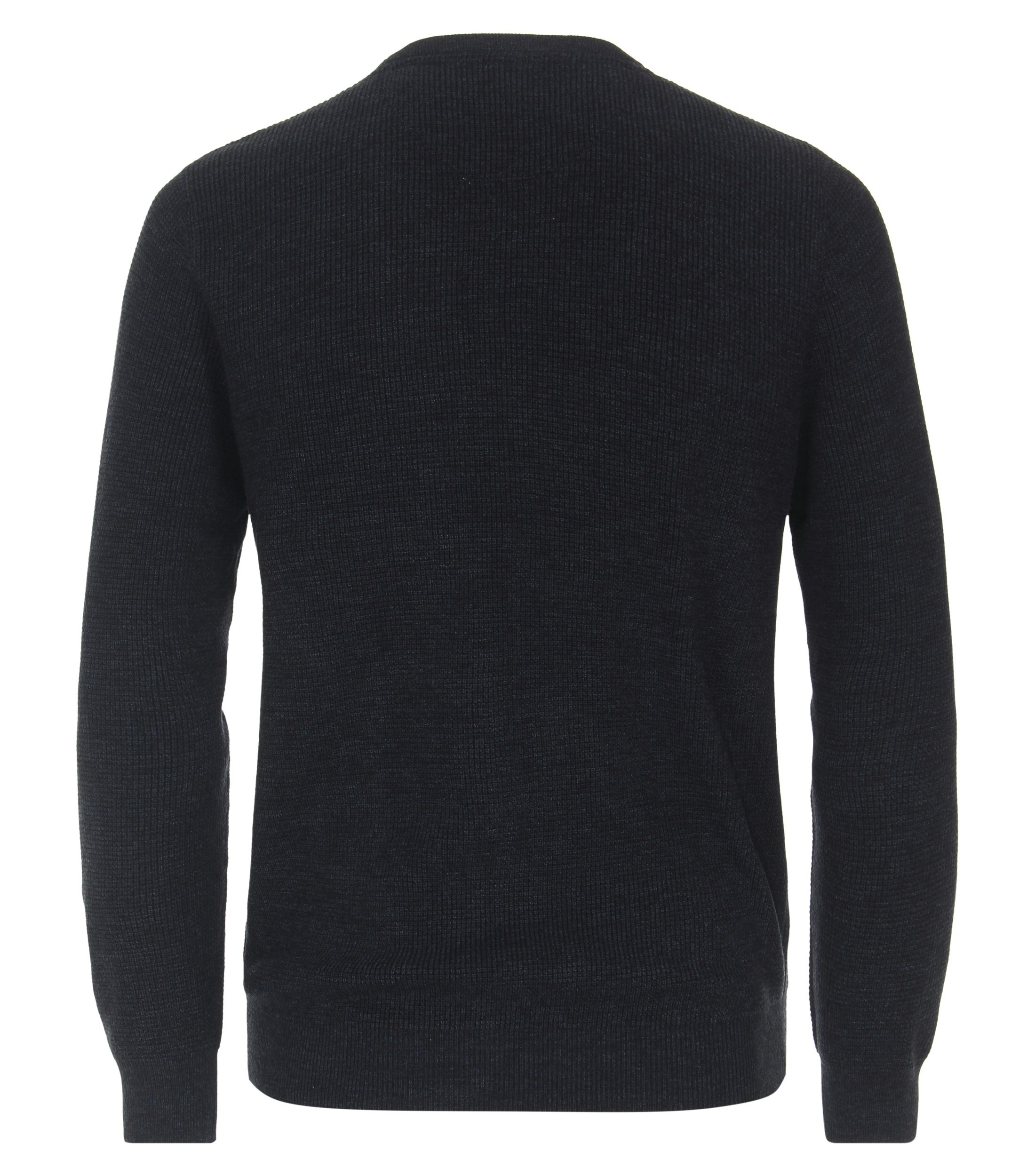 Ein Pullover im uni Muster in der Farbe Dunkelblau