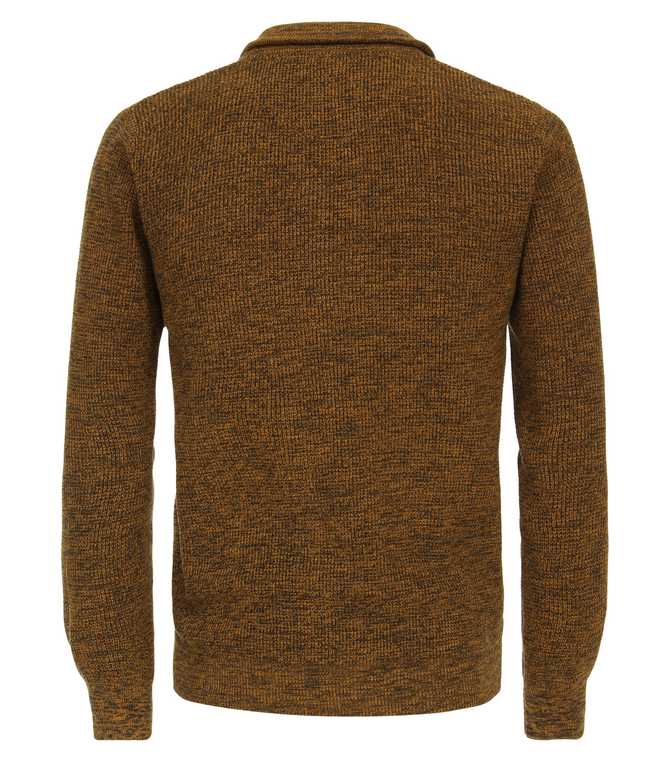 Ein Pullover im uni Muster in der Farbe Gelb