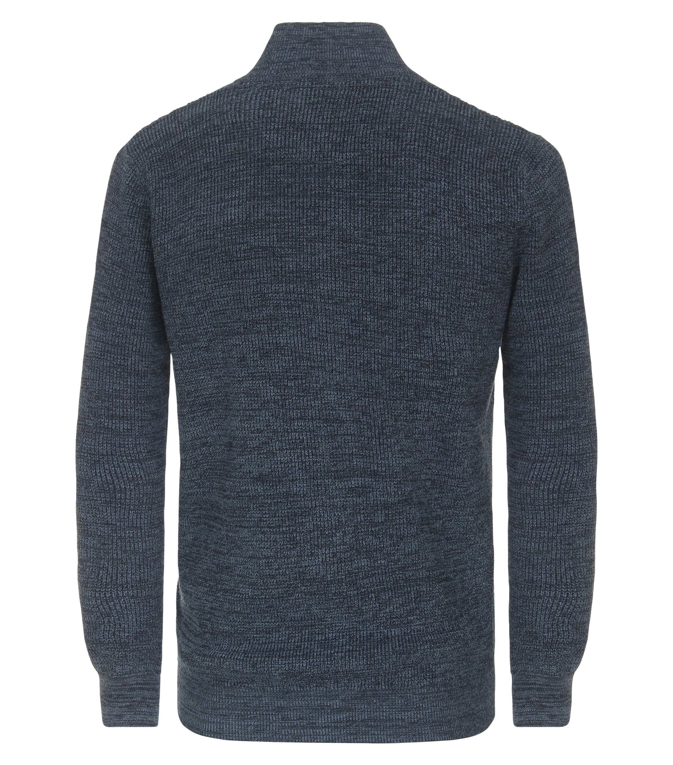 Ein Strickjacke im uni Muster in der Farbe Mittelblau