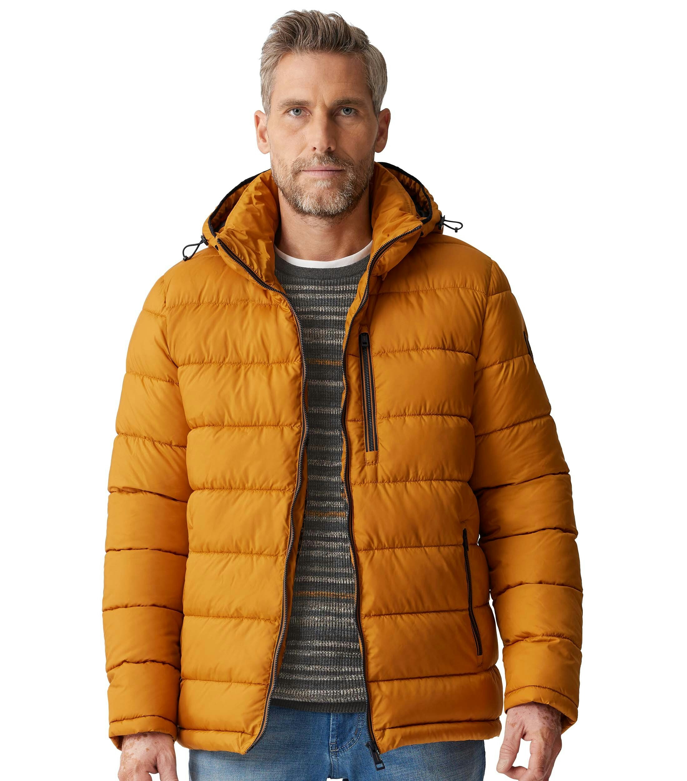 Ein Jacke im uni Muster in der Farbe Gelb