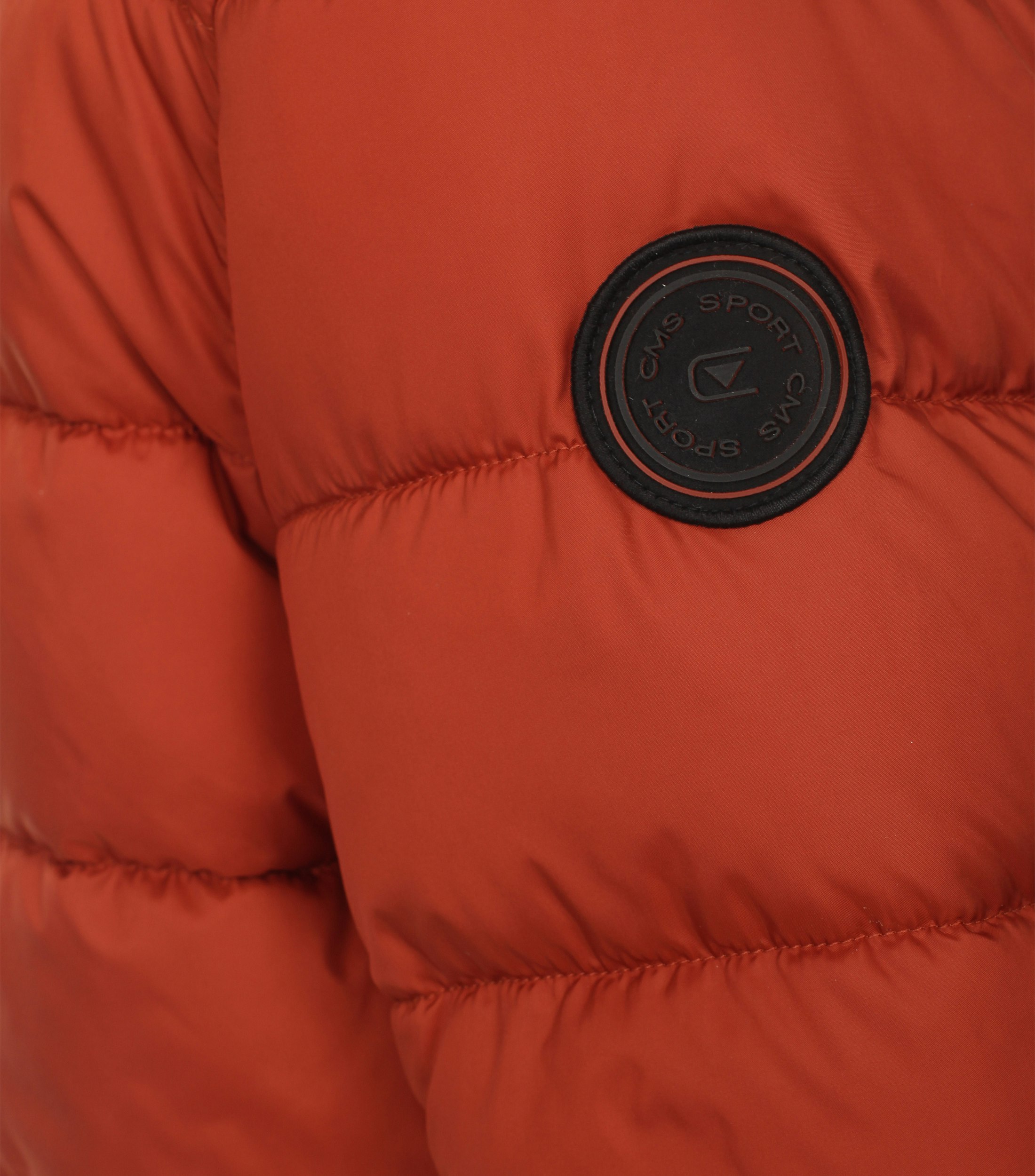 Ein Jacke im uni Muster in der Farbe Orange