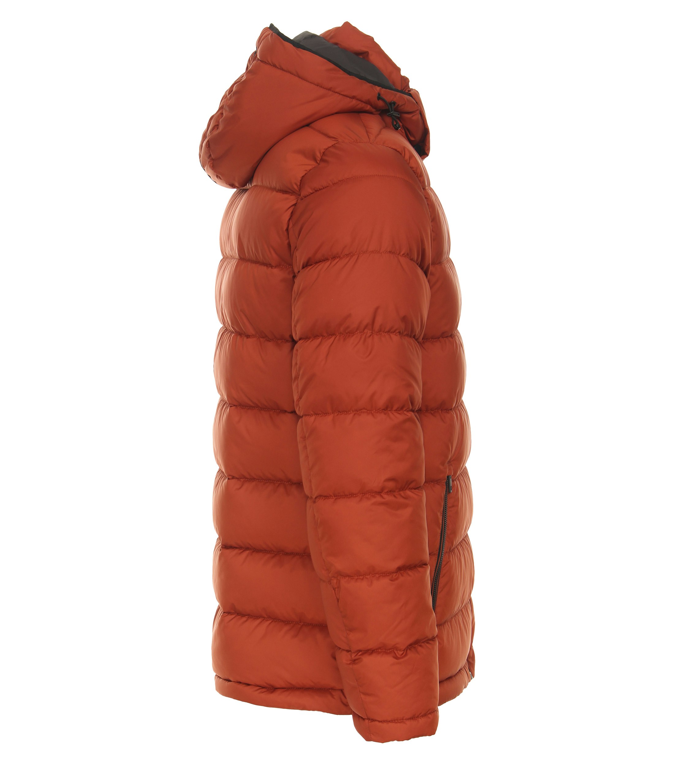 Ein Jacke im uni Muster in der Farbe Orange