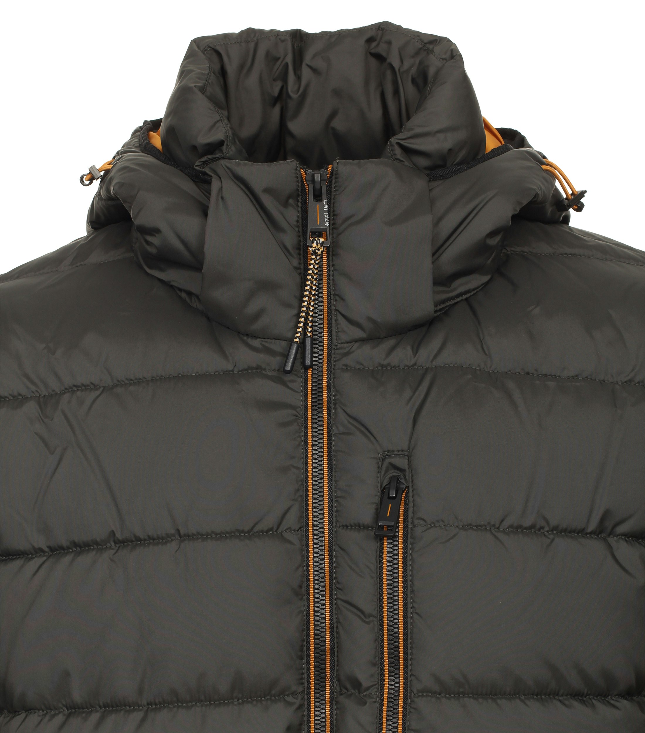 Ein Jacke im uni Muster in der Farbe Dunkelgrün