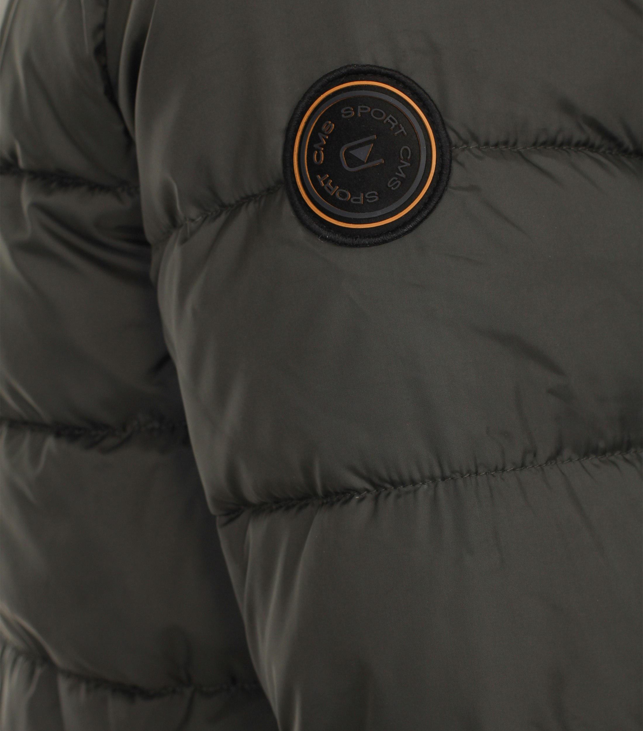 Ein Jacke im uni Muster in der Farbe Dunkelgrün