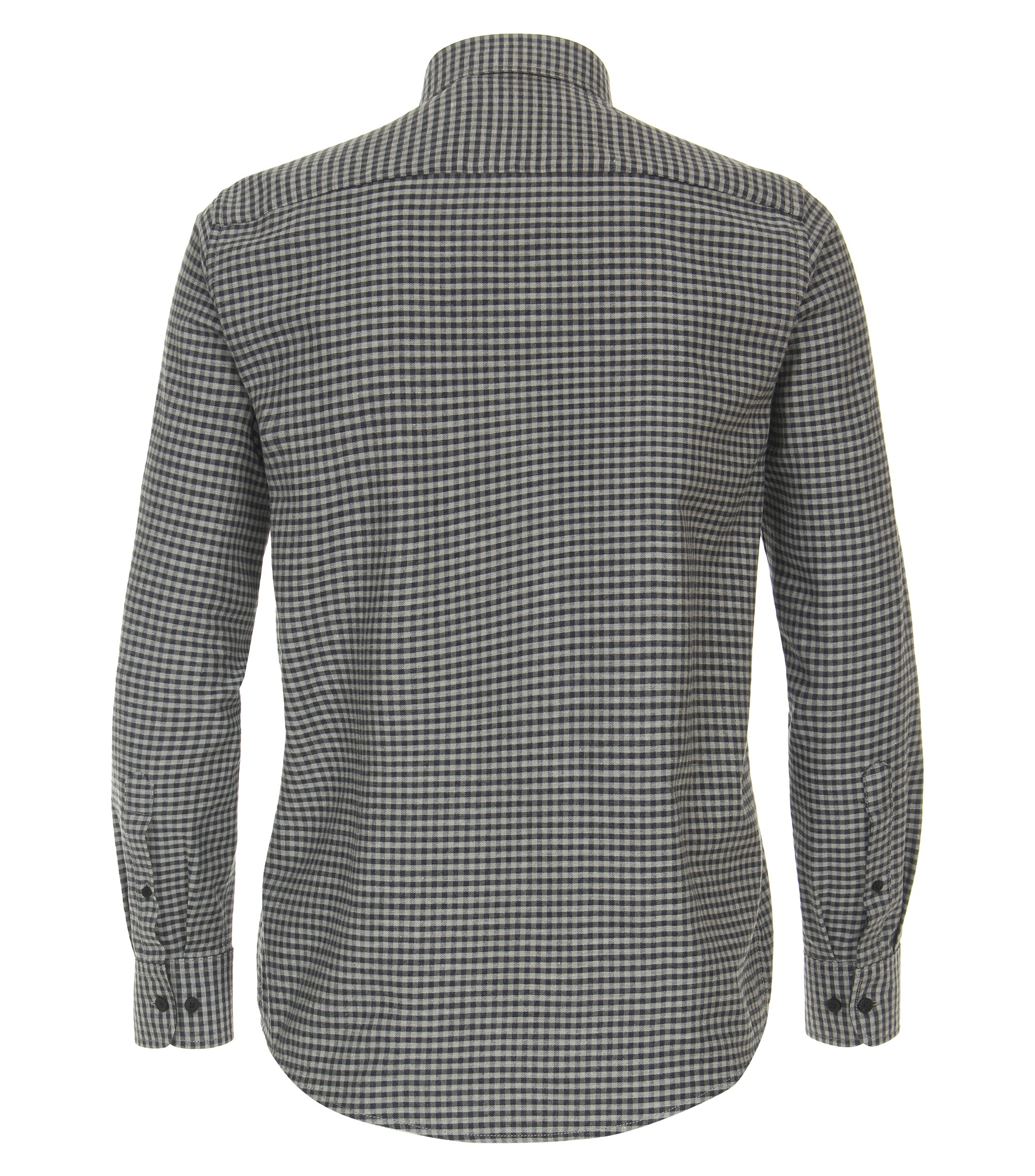 Ein Freizeithemd im kariert Muster in der Farbe Dunkelgrün