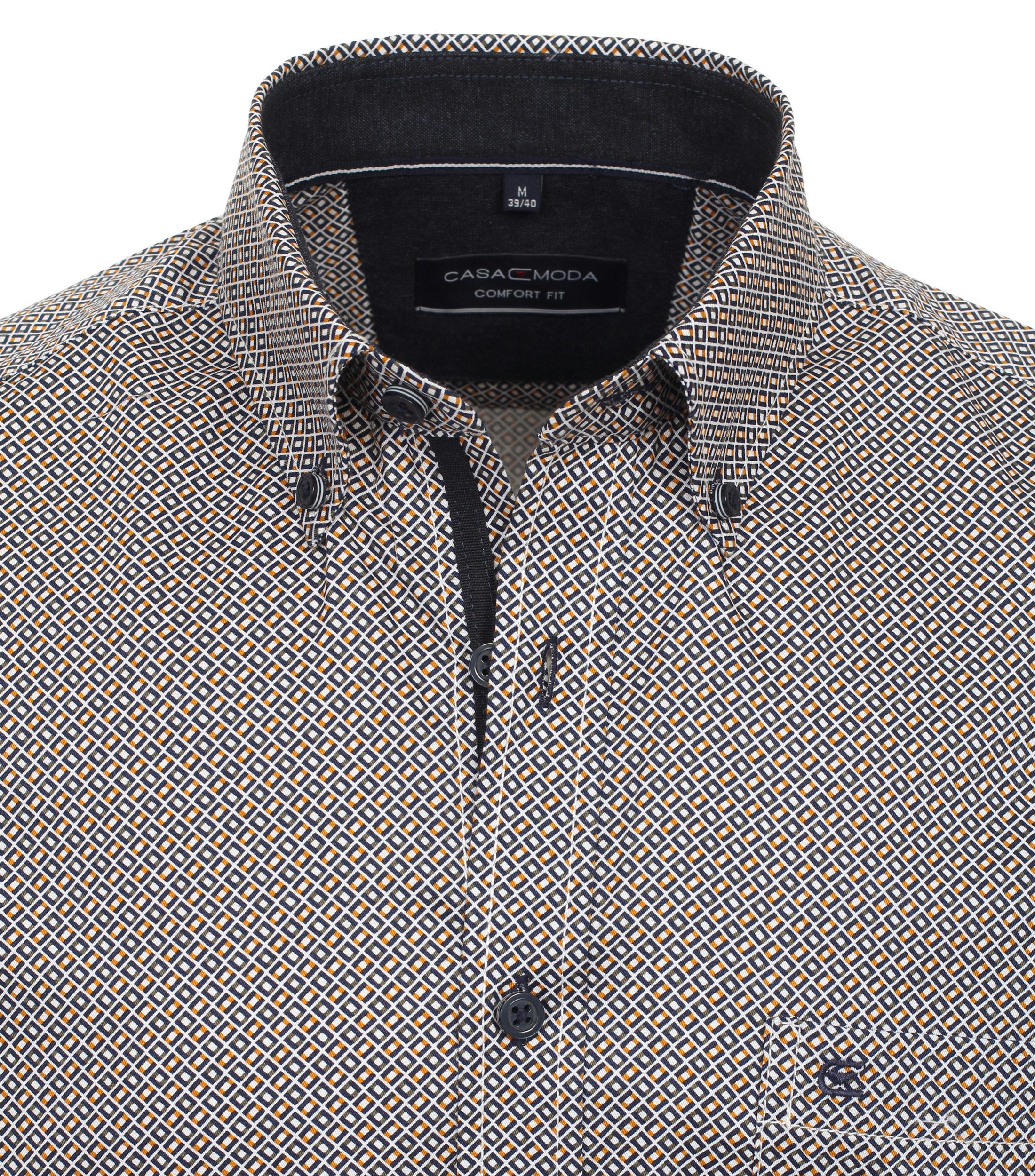 Ein Freizeithemd im Print Muster in der Farbe Gelb