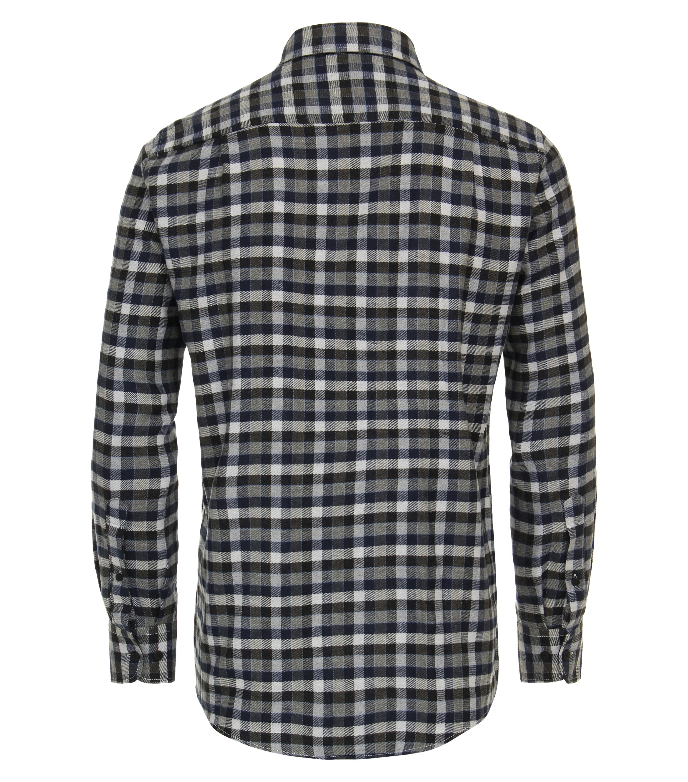 Ein Freizeithemd im kariert Muster in der Farbe Dunkelgrün