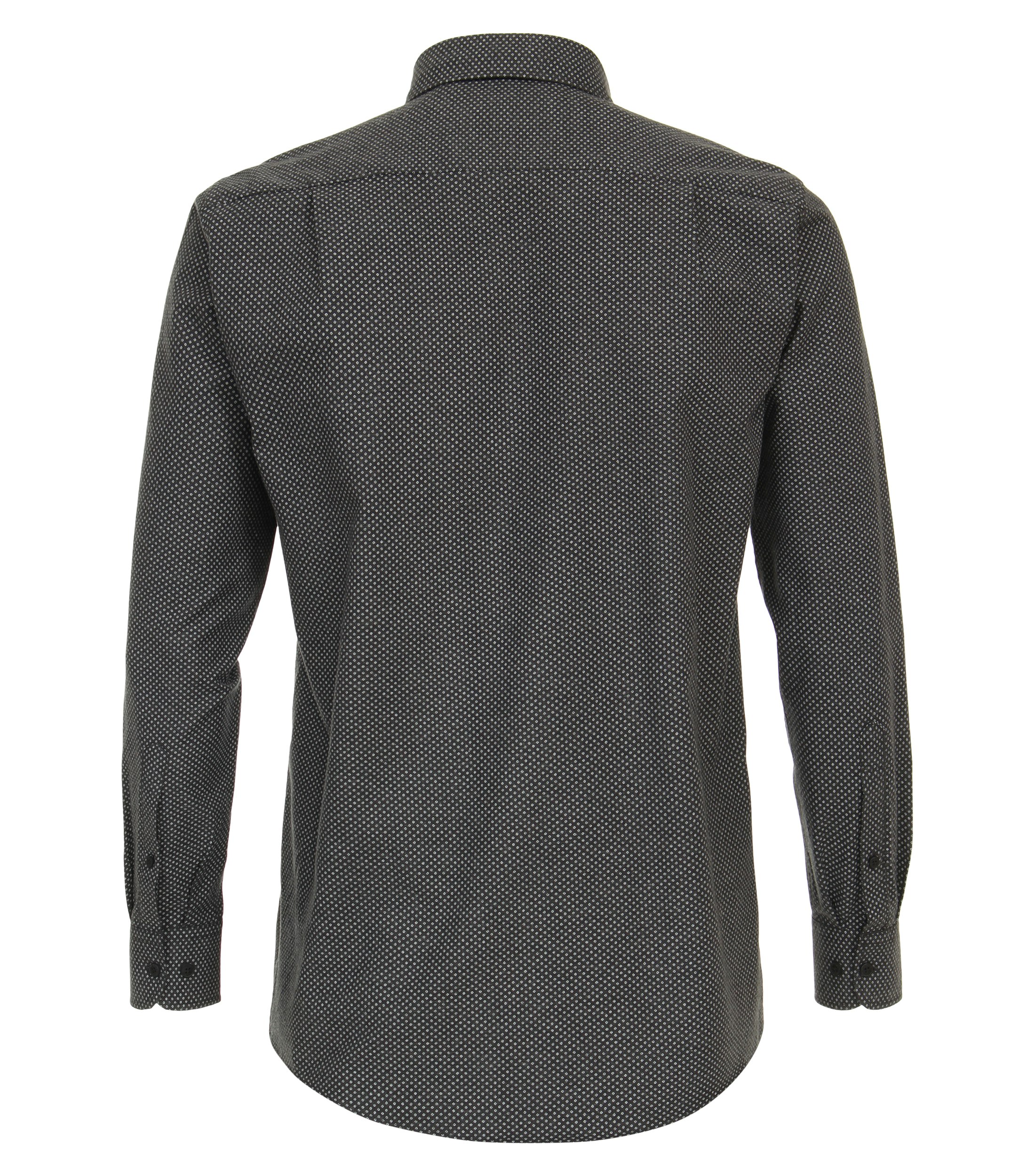 Ein Freizeithemd im Print Muster in der Farbe Dunkelgrau