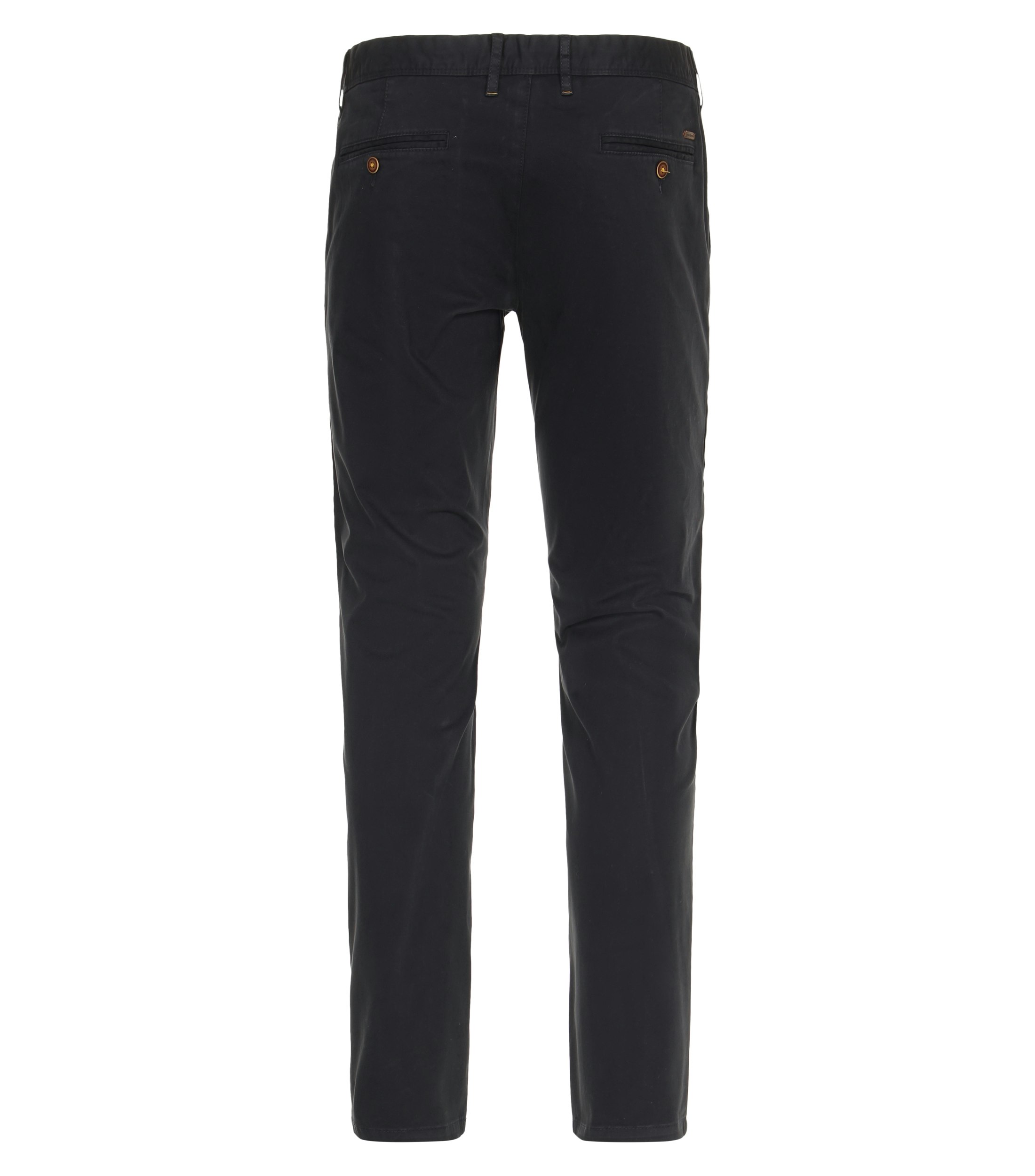 Eine Chino im uni Muster in der Farbe Dunkelblau