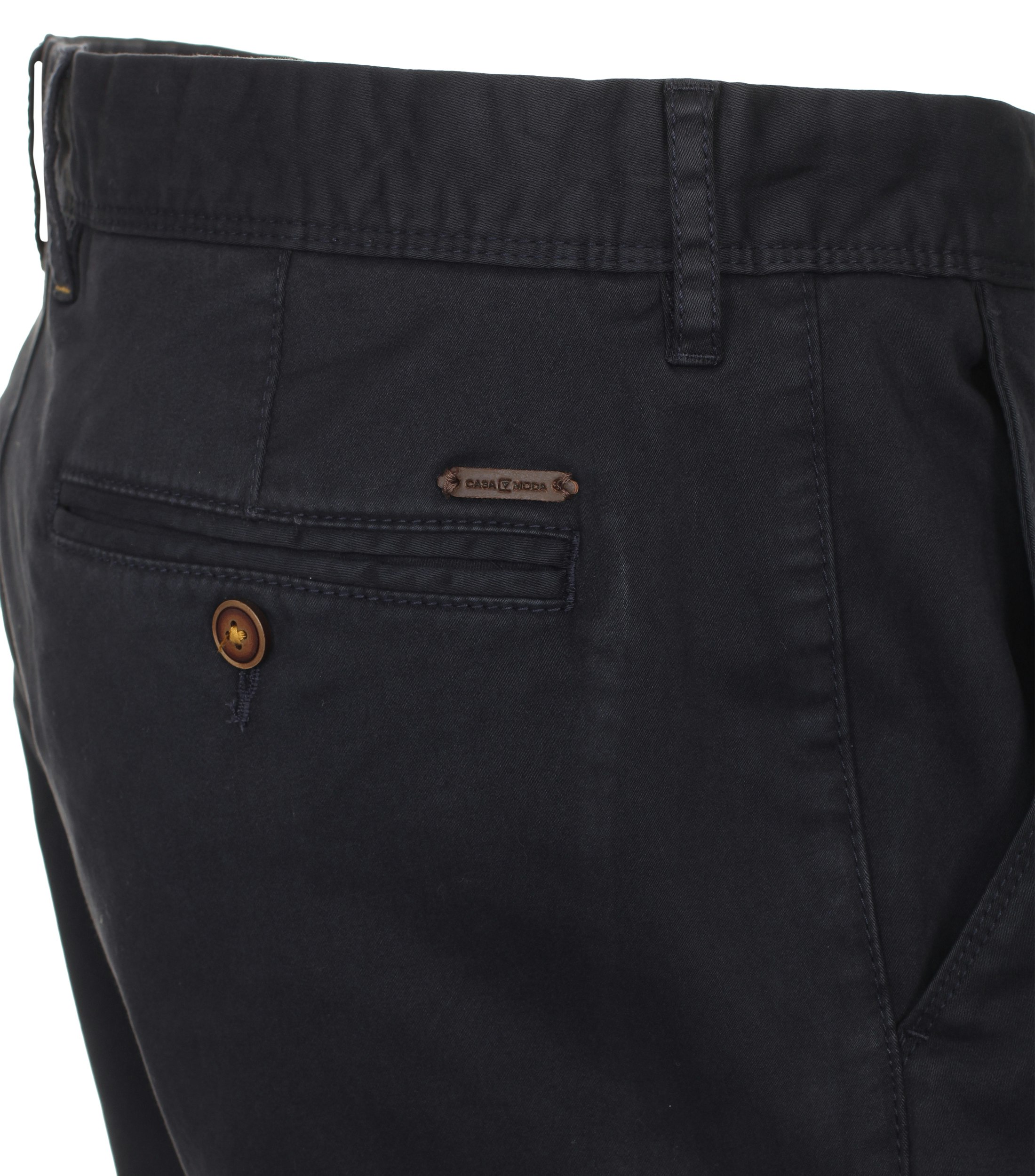 Eine Chino im uni Muster in der Farbe Dunkelblau