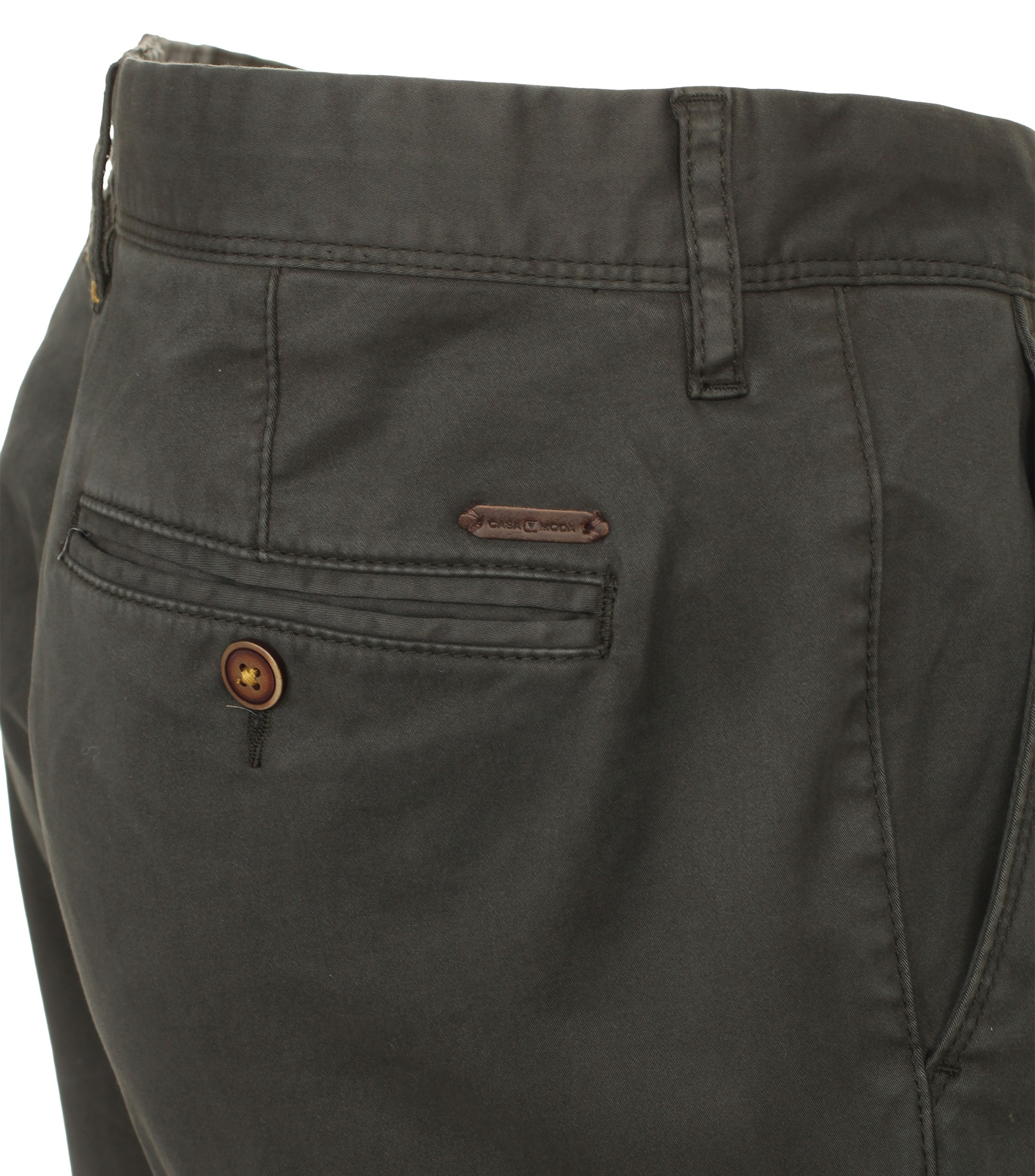 Ein Hose im uni Muster in der Farbe Dunkelgrün