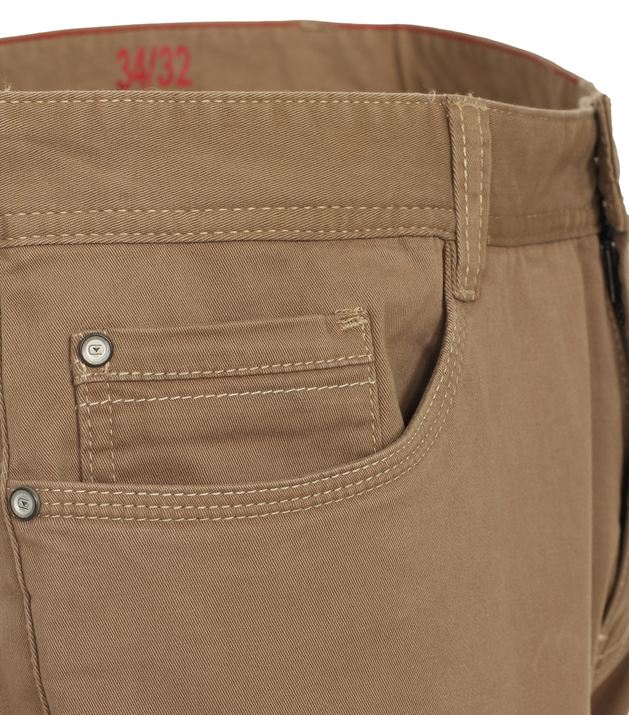 Ein Hose im uni Muster in der Farbe Beige