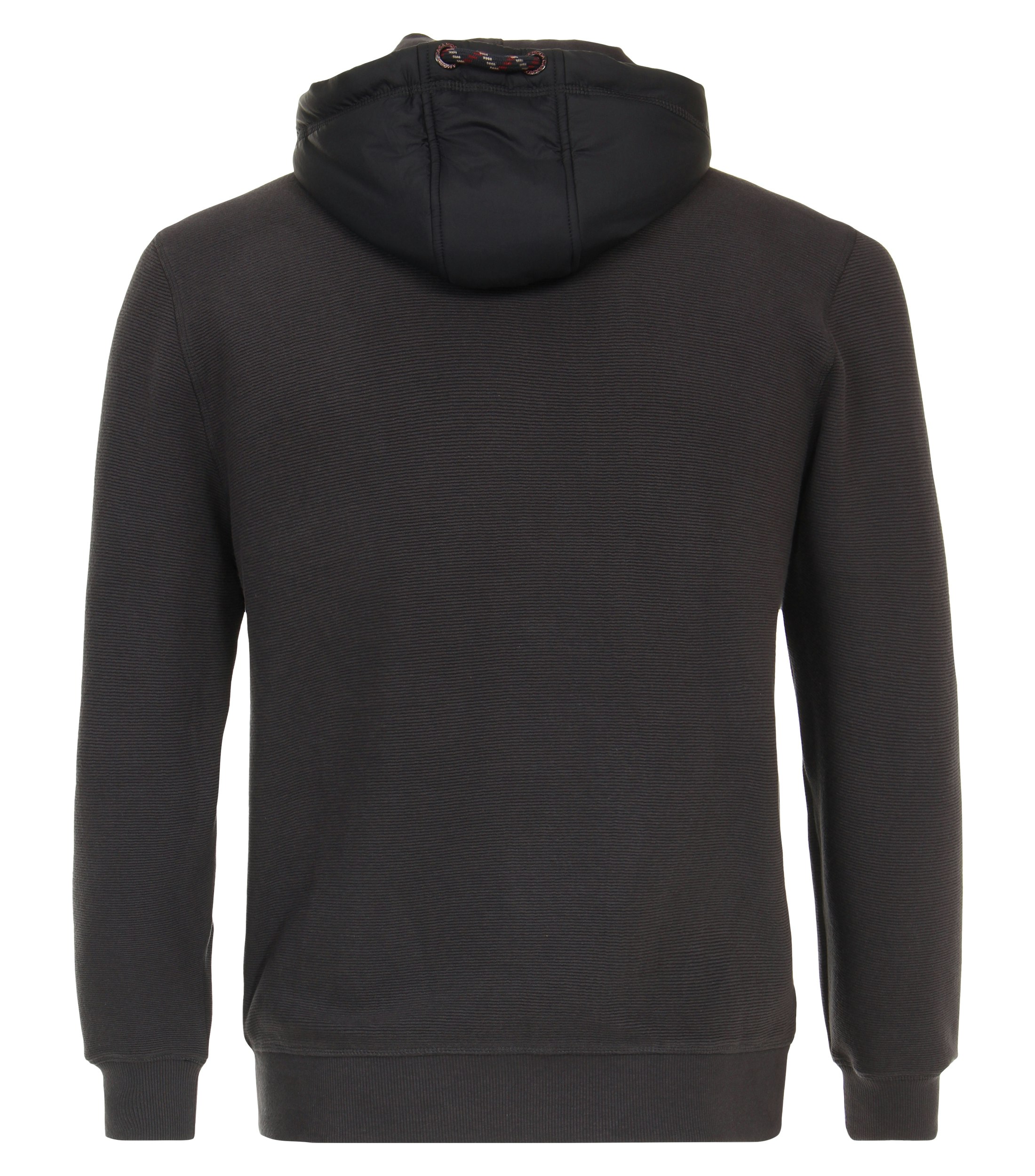 Ein Sweatjacke im uni Muster in der Farbe Dunkelblau