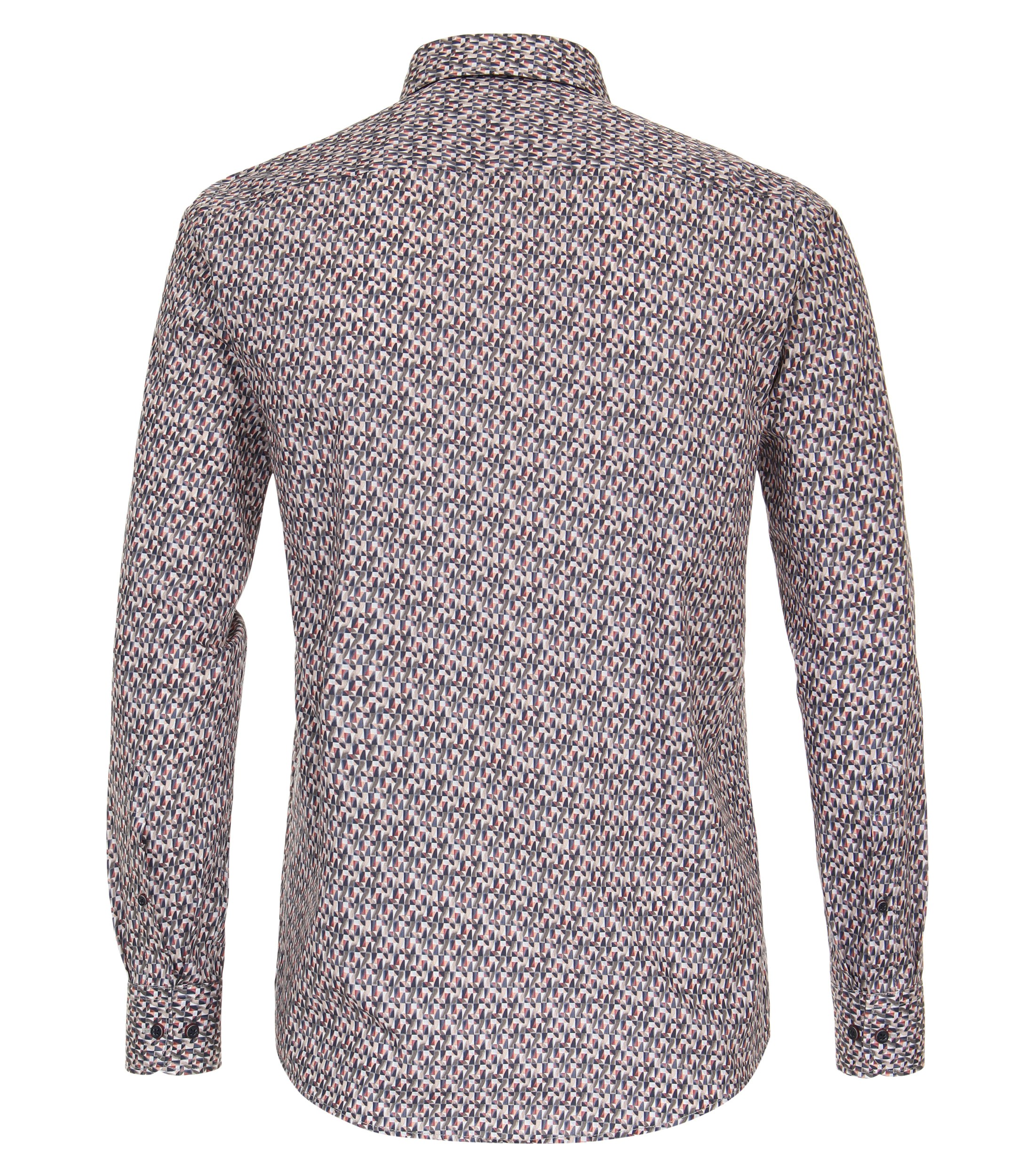 Ein Freizeithemd im Print Muster in der Farbe Grau