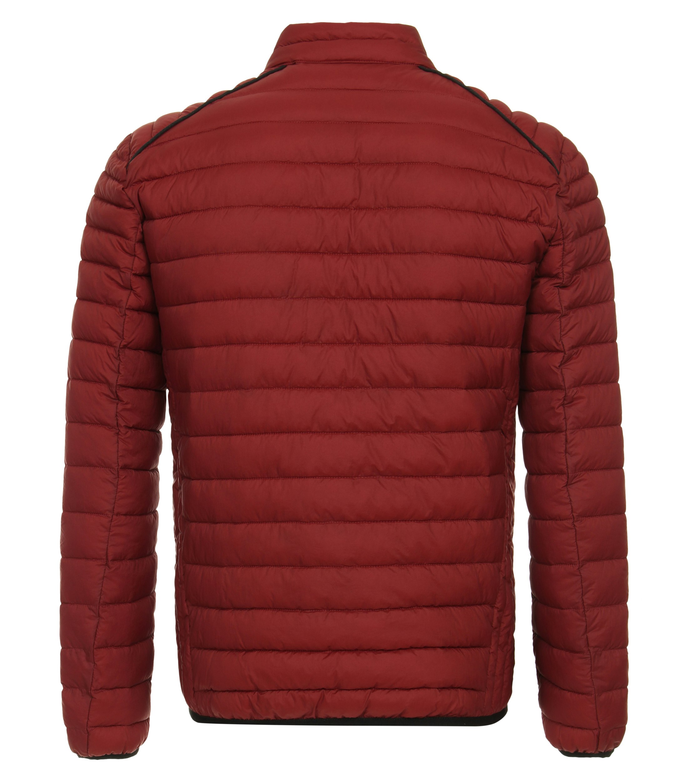 Ein Jacke im uni Muster in der Farbe Mittelrot