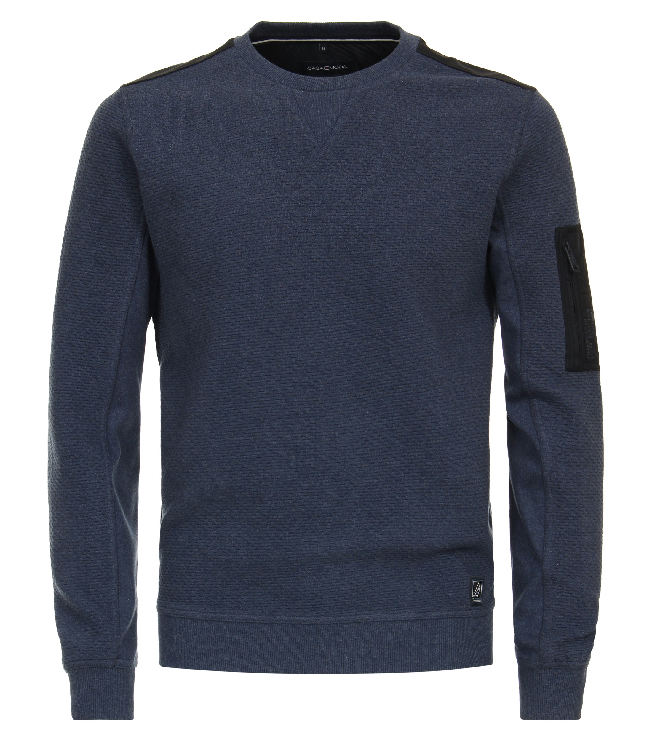 Ein Sweatshirt im uni Muster in der Farbe Dunkelblau
