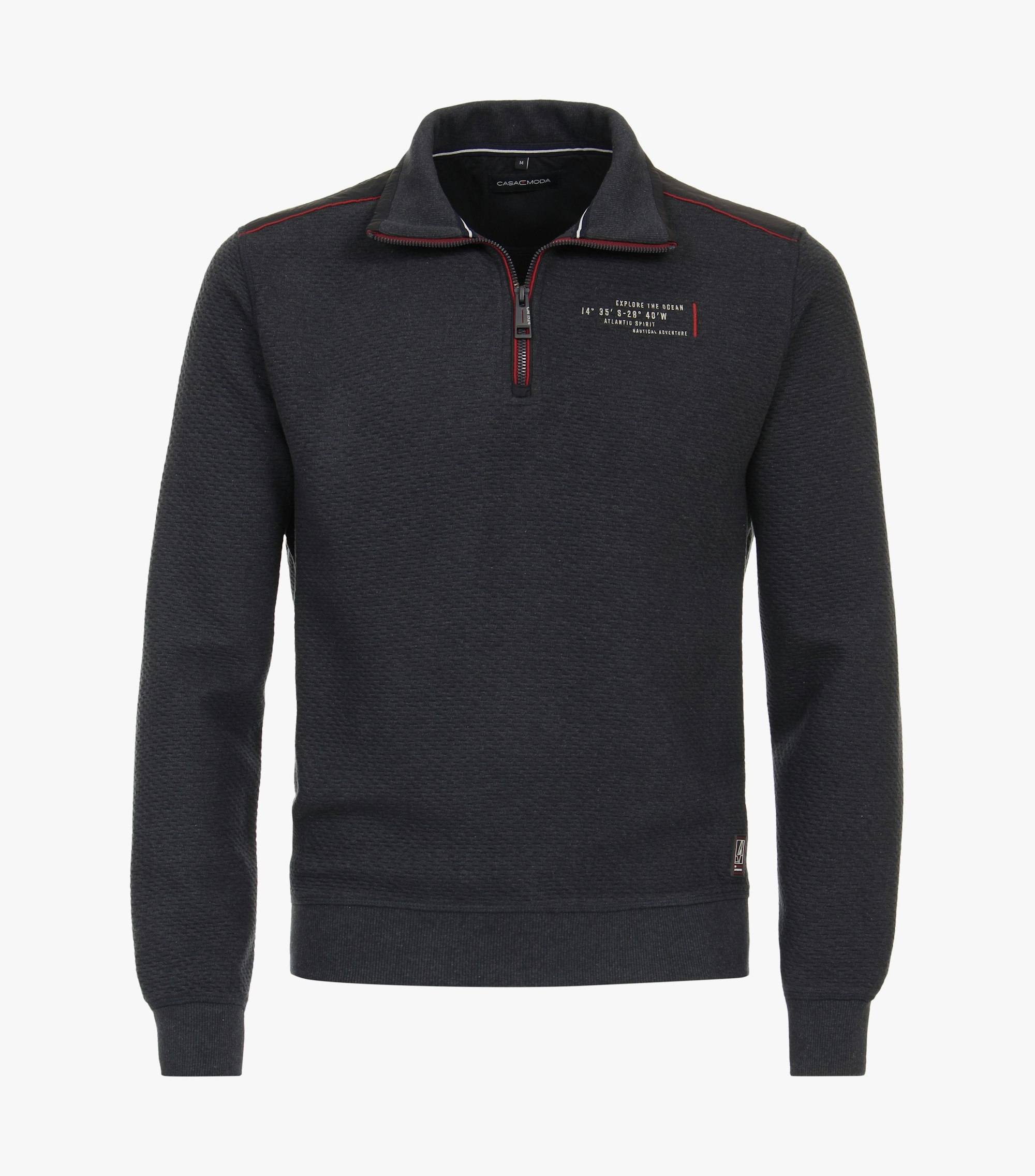 Ein Sweatshirt im uni Muster in der Farbe Dunkelblau