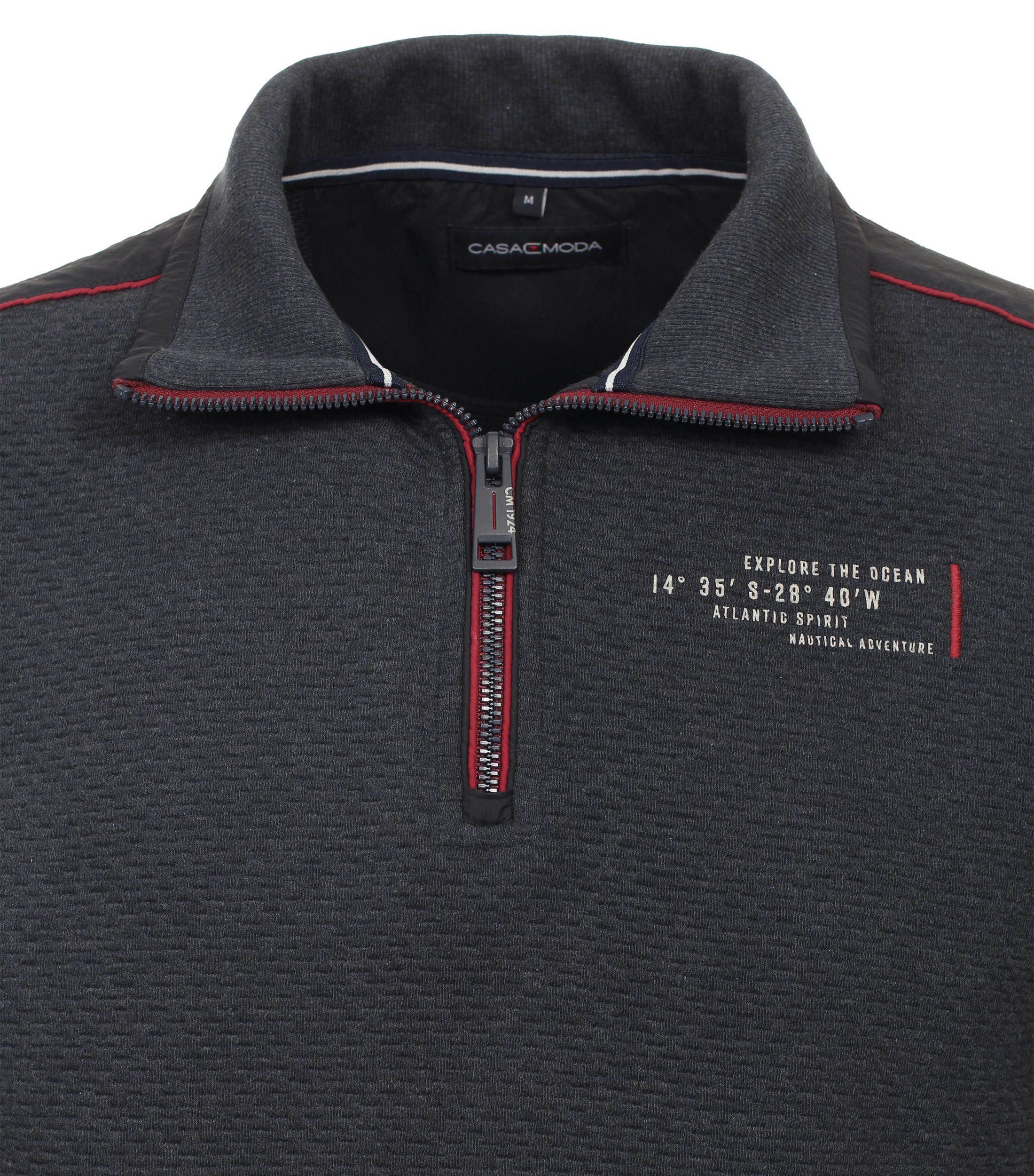 Ein Sweatshirt im uni Muster in der Farbe Dunkelblau