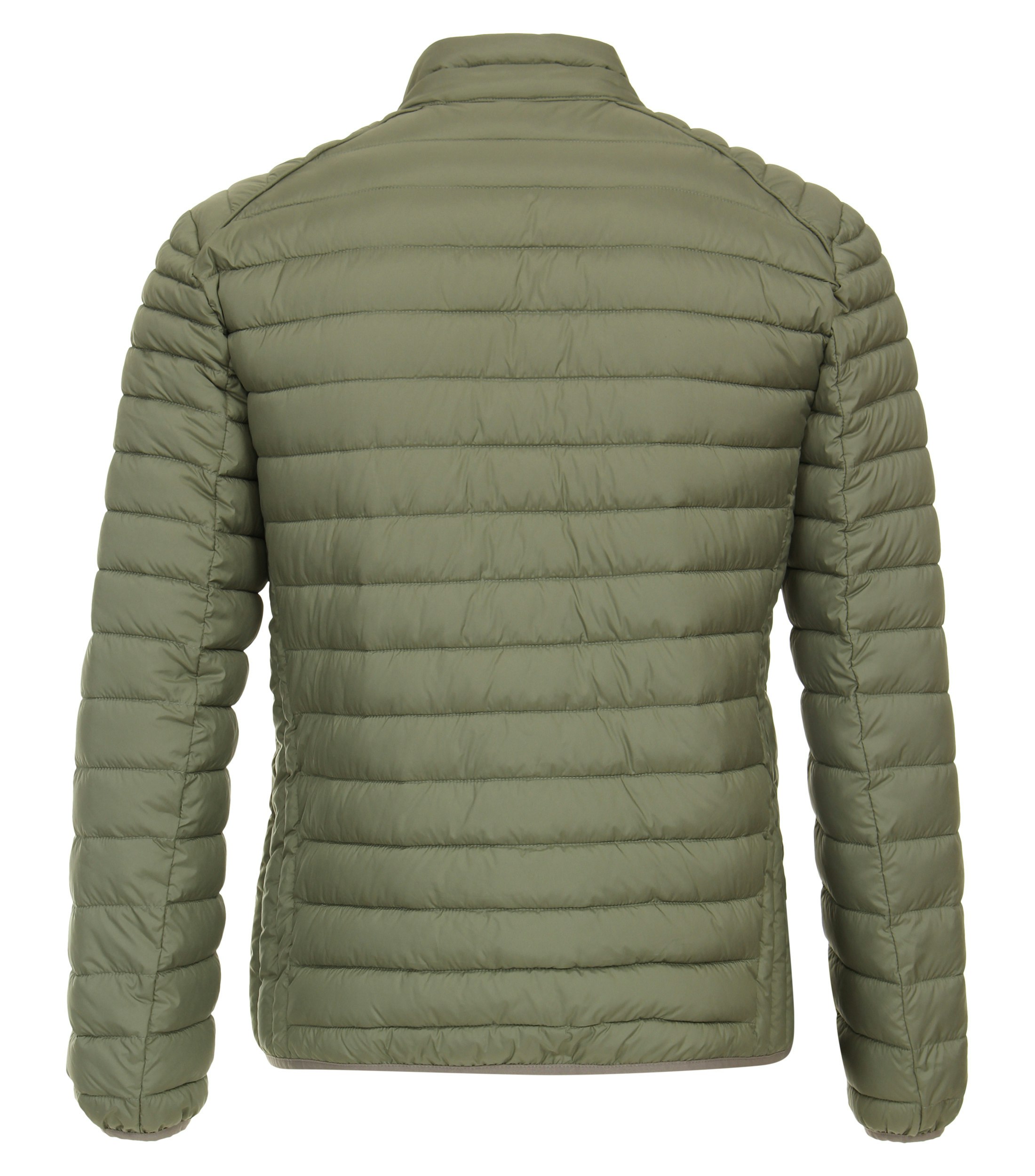 Ein Jacke im uni Muster in der Farbe Olive