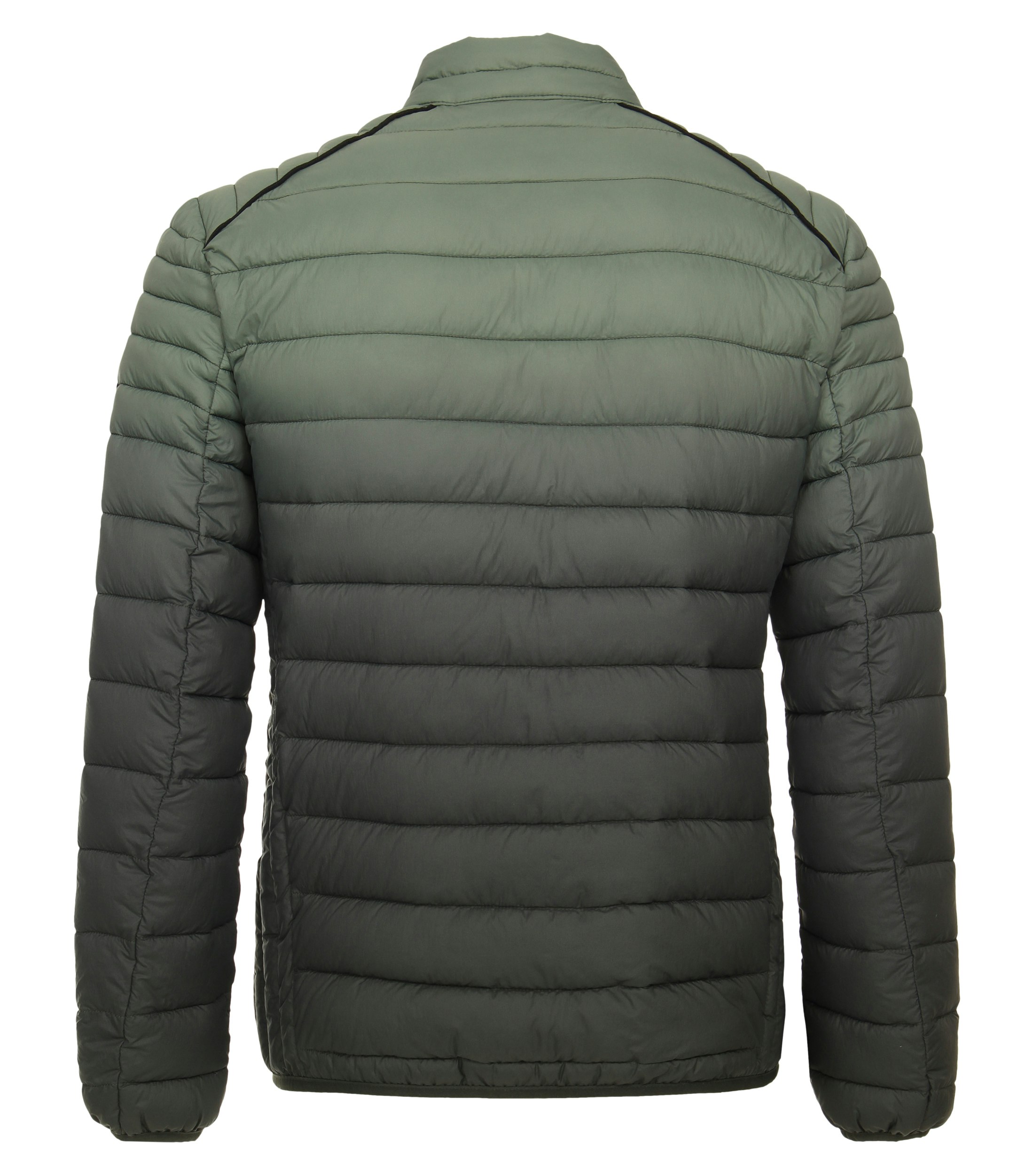 Ein Jacke im uni Muster in der Farbe Dunkelgrün