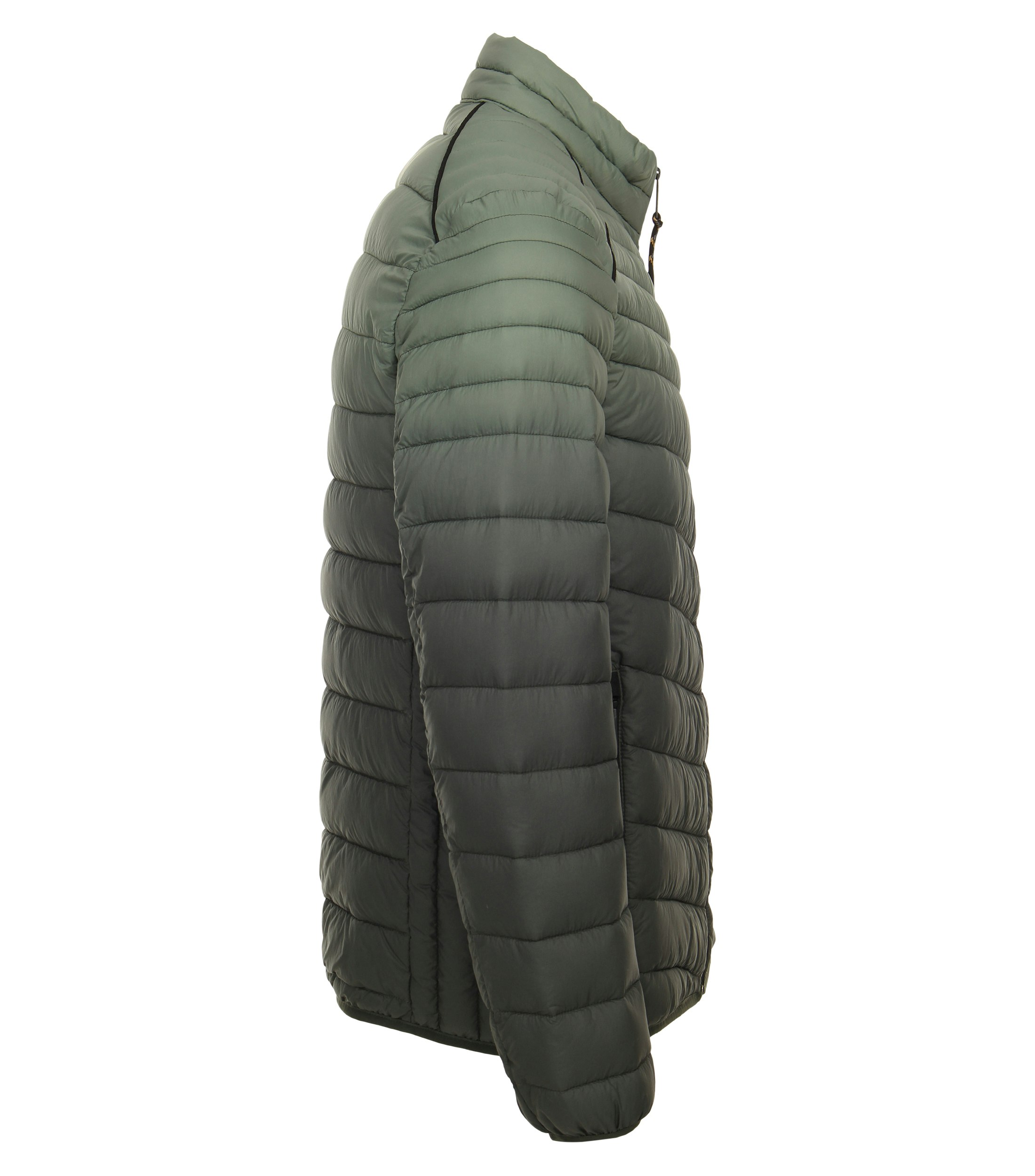 Ein Jacke im uni Muster in der Farbe Dunkelgrün