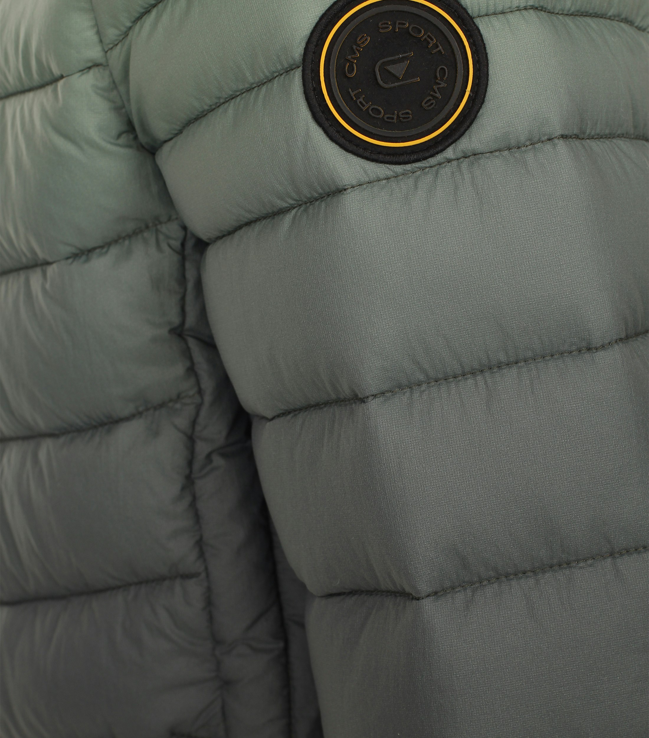 Ein Jacke im uni Muster in der Farbe Dunkelgrün