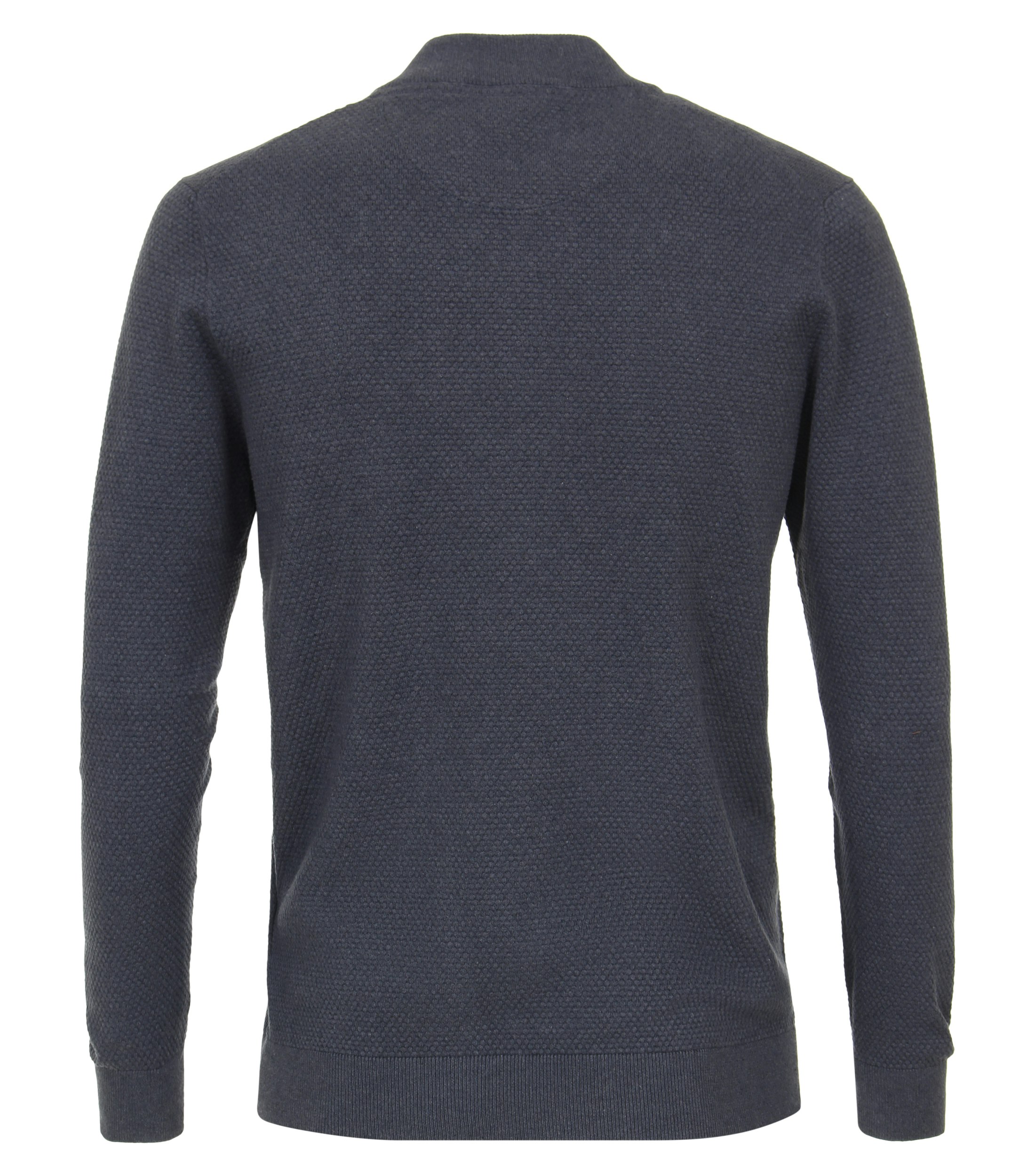 Ein Strickjacke im uni Muster in der Farbe Mittelblau