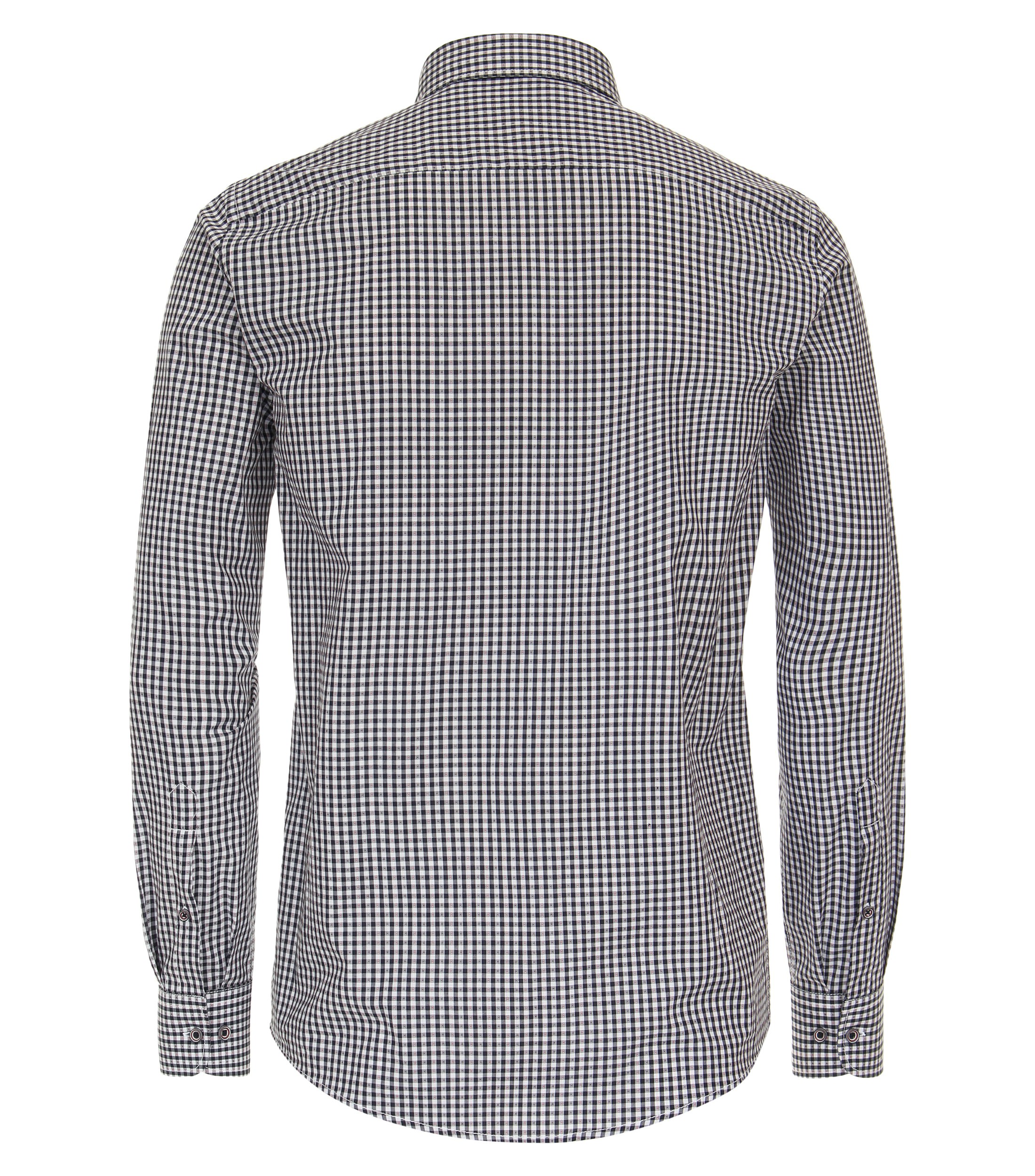 Ein Freizeithemd im kariert Muster in der Farbe Dunkelblau