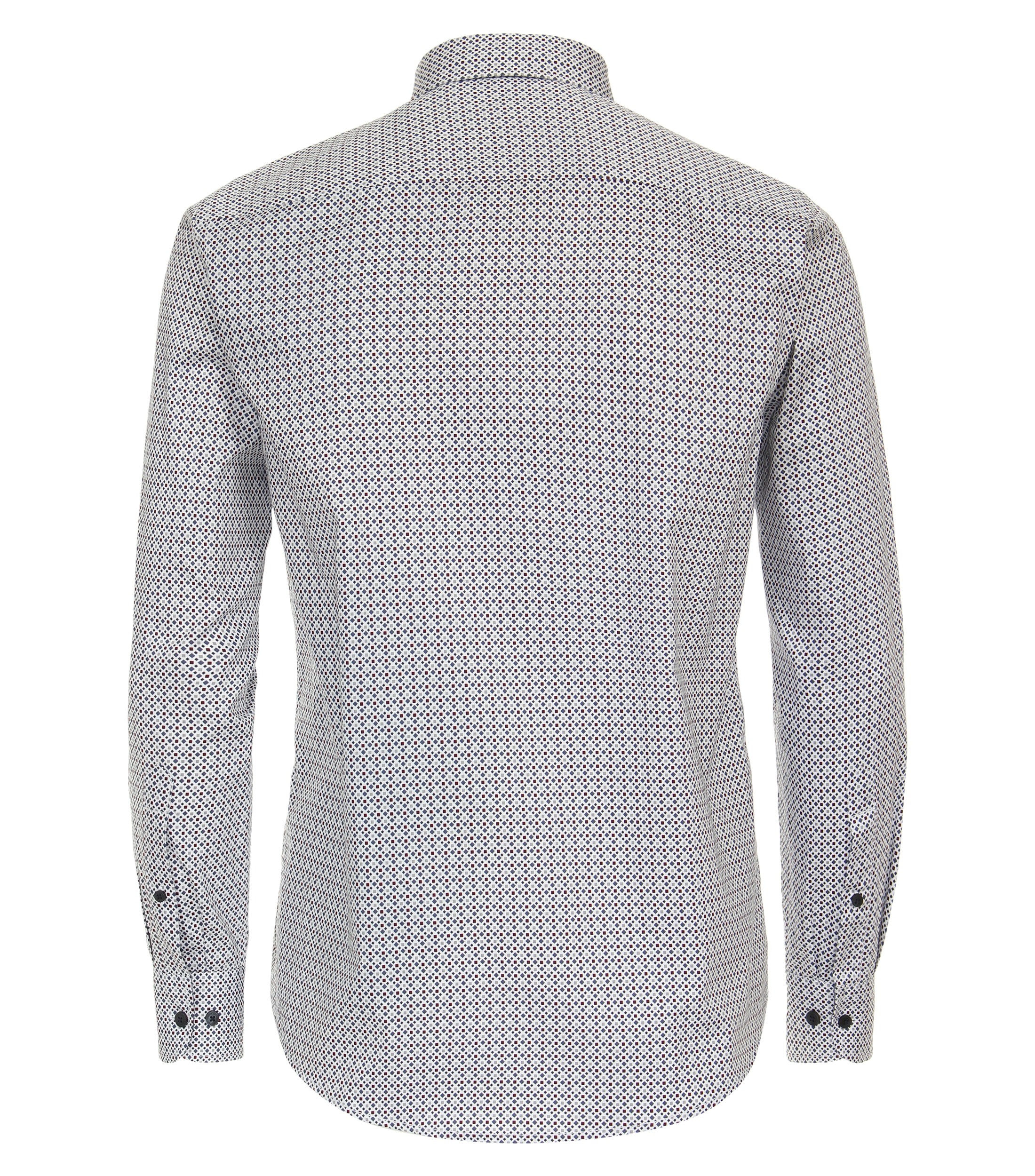 Ein Freizeithemd im Print Muster in der Farbe Mittelblau