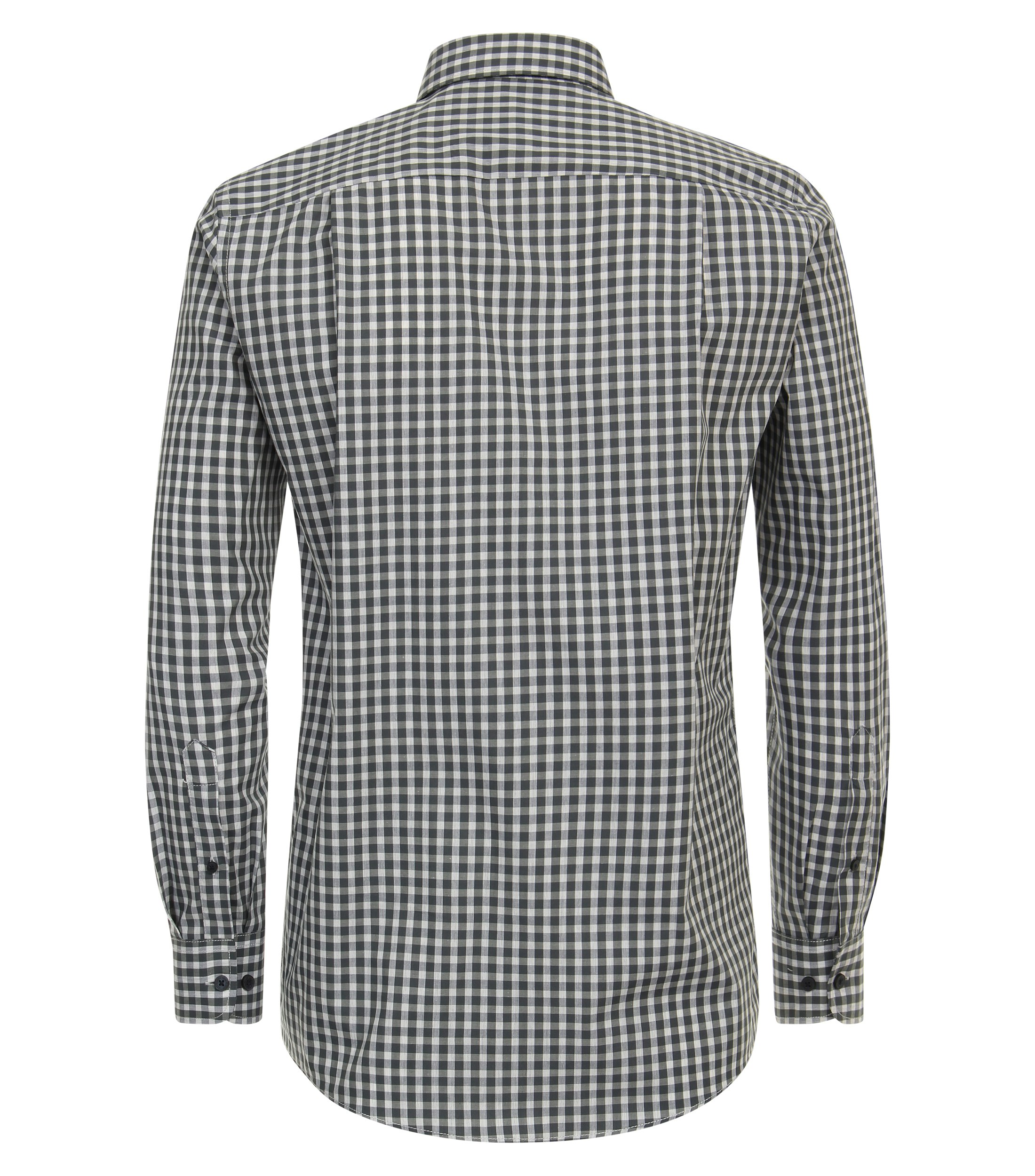 Ein Freizeithemd im kariert Muster in der Farbe Olive