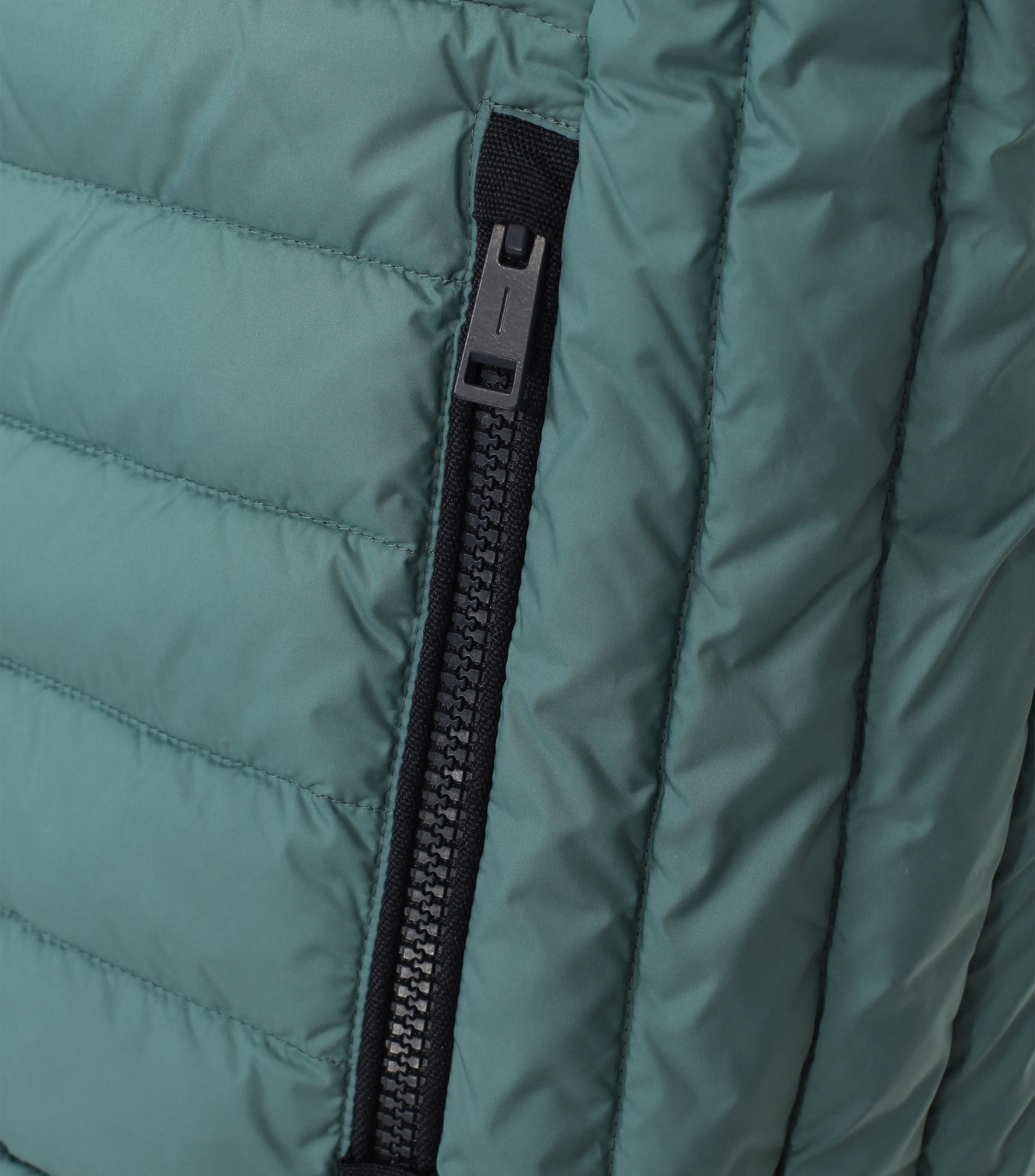 Weste im unifarbenen Design in der Farbe Türkisgrün