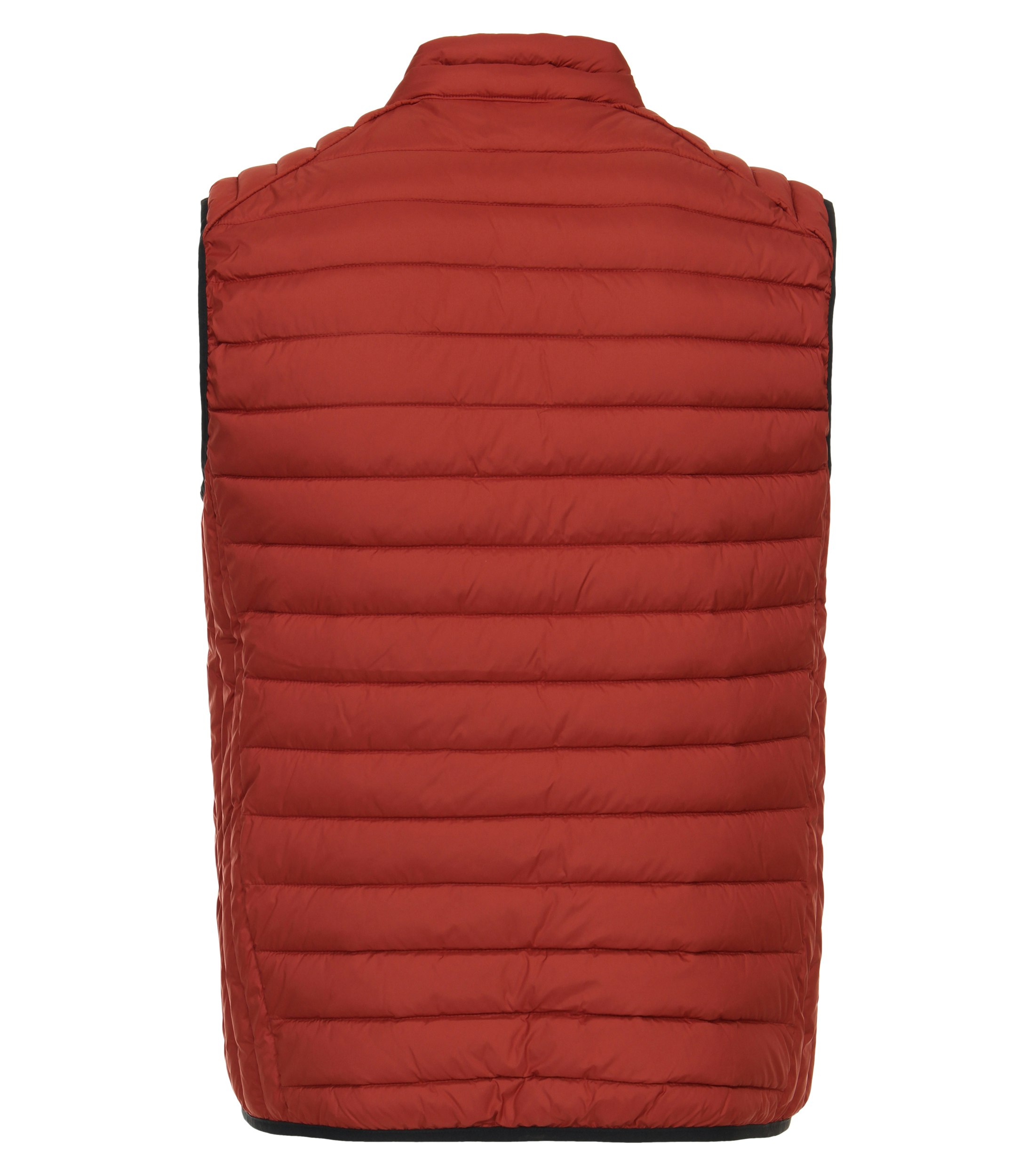 Ein Weste im uni Muster in der Farbe Dunkelorange