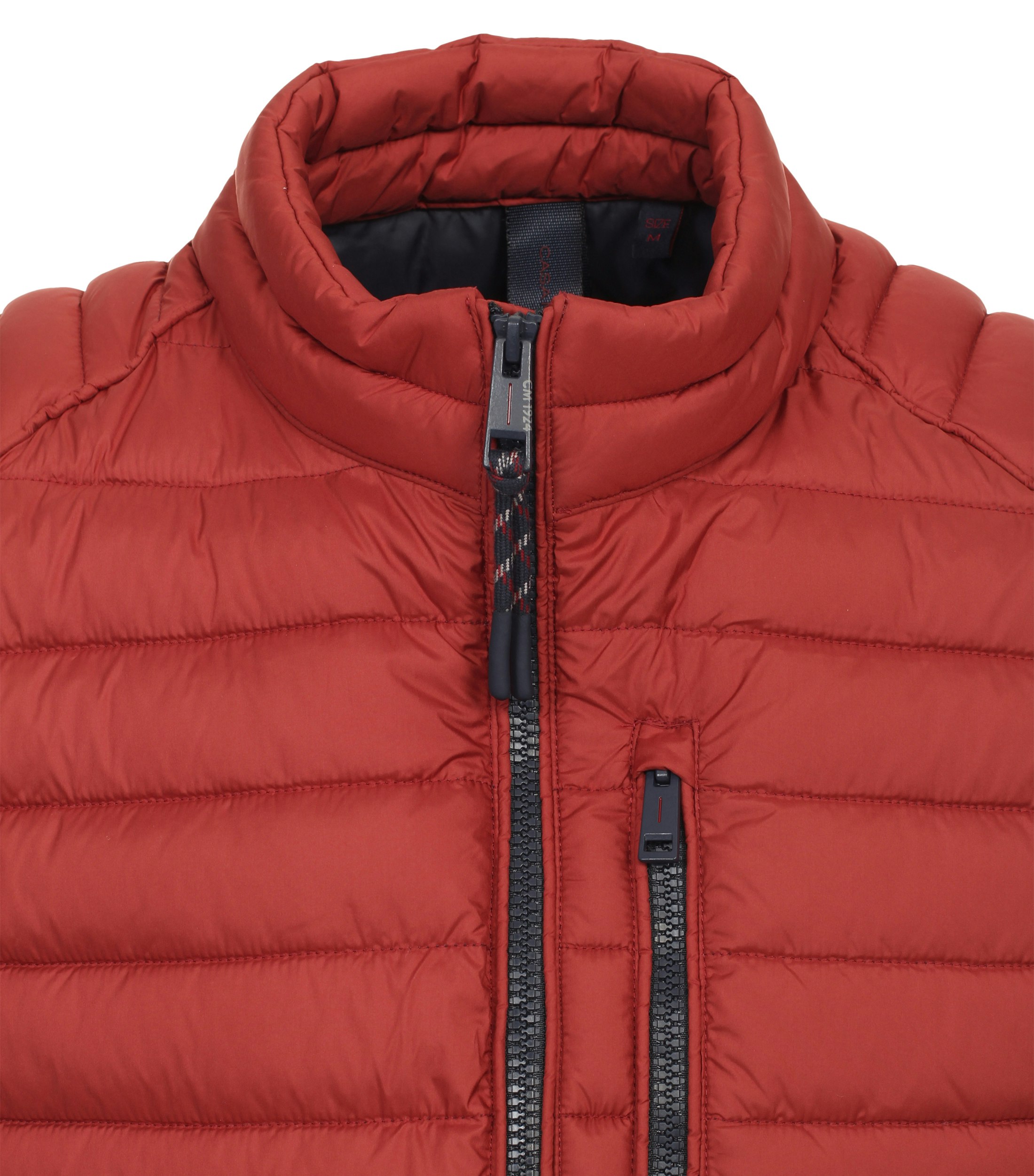 Ein Weste im uni Muster in der Farbe Dunkelorange