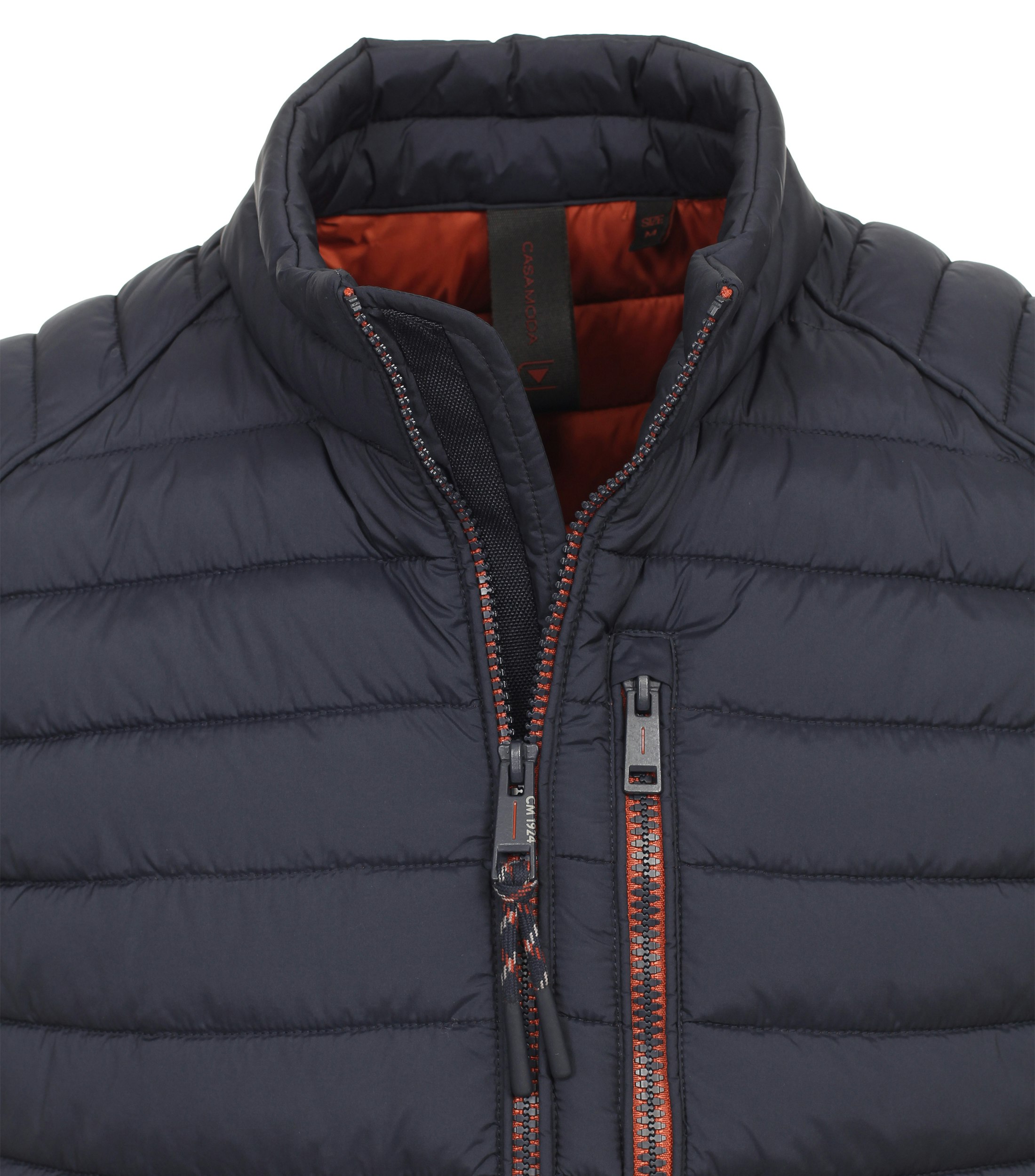 Ein Weste im uni Muster in der Farbe Dunkelblau