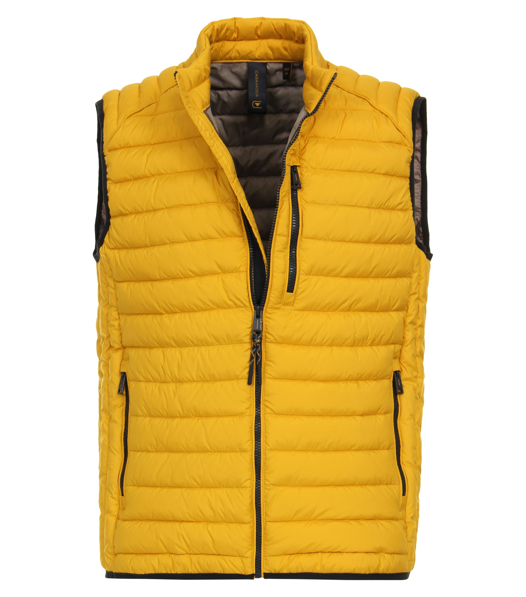 Ein Weste im uni Muster in der Farbe Gelb