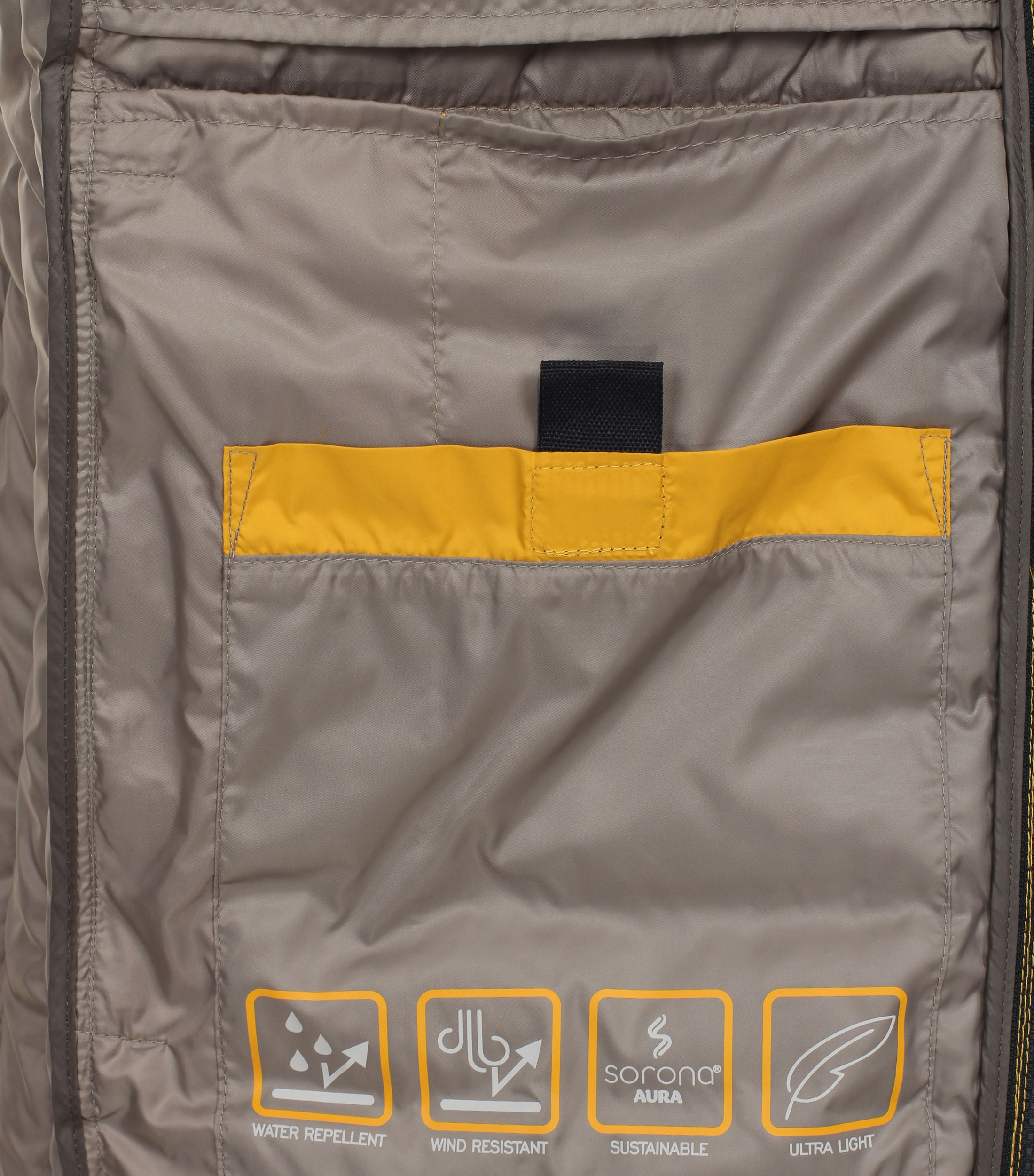 Ein Weste im uni Muster in der Farbe Gelb