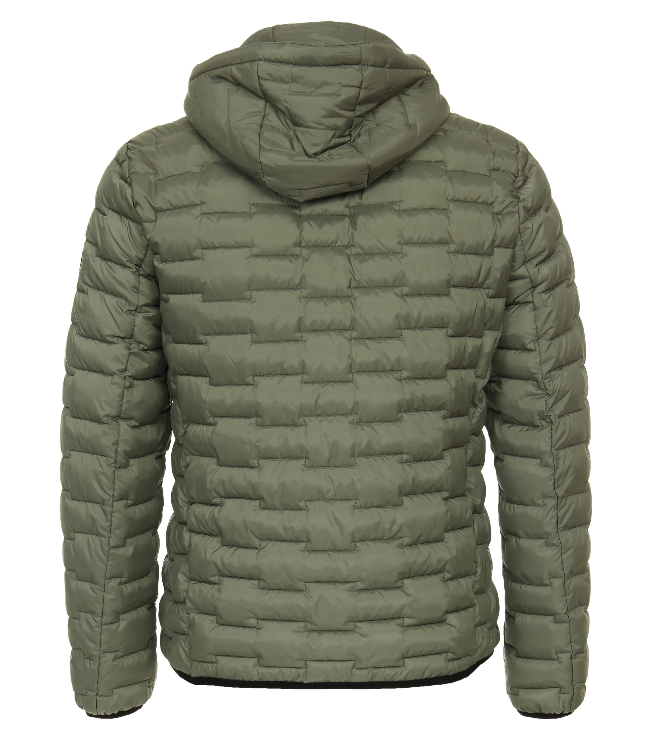 Jacke im unifarbenen Design in der Farbe Olive